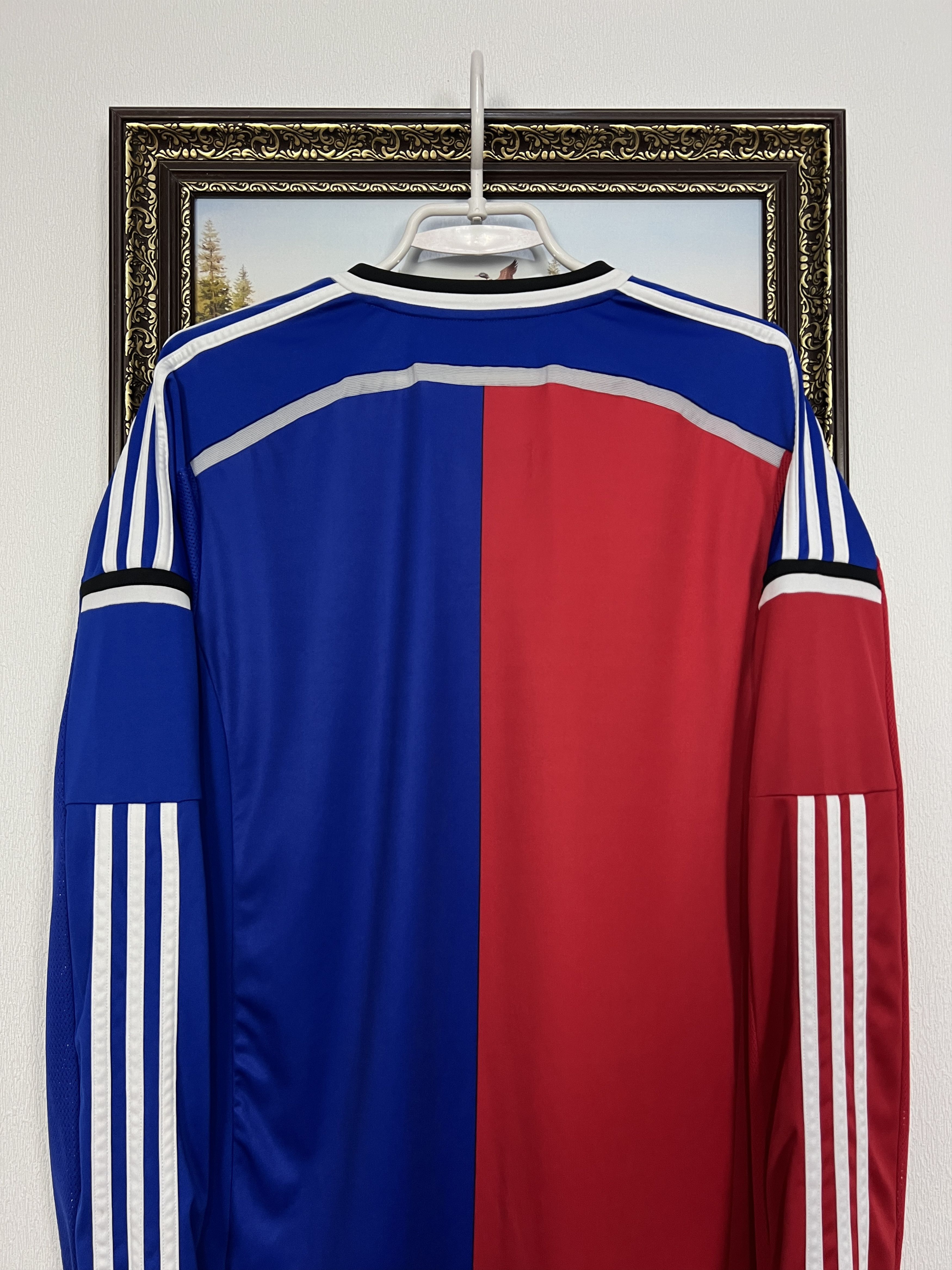 Adidas Basel 1893 football shirt Soccer Player Issue Long Sleeve Size US L / EU 52-54 / 3 - 9 Thumbnail