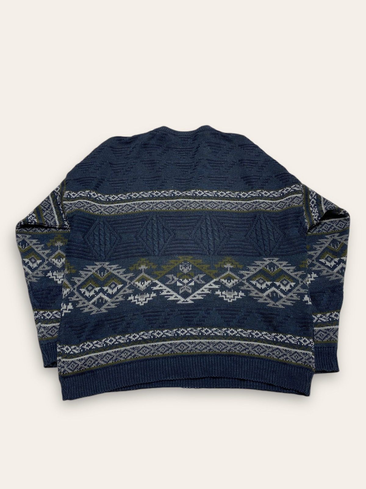 Invicta 90s Vintage INVICTA Beautiful Warm Sweater Pattern Art Size US XL / EU 56 / 4 - 5 Thumbnail