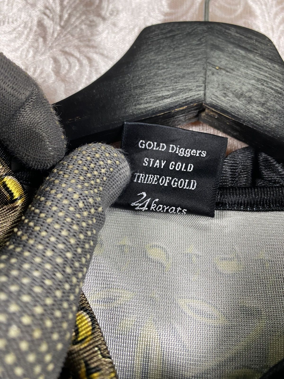 Japanese Brand 24 Karats Gold Diggers Full Print Hoodie Jacket Bandana Gold Size US S / EU 44-46 / 1 - 7 Thumbnail