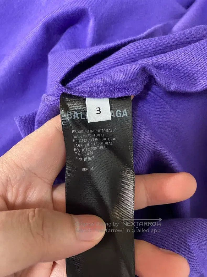Balenciaga Balenciaga Letter sequin short-sleeved T-shirt Size US L / EU 52-54 / 3 - 8 Thumbnail