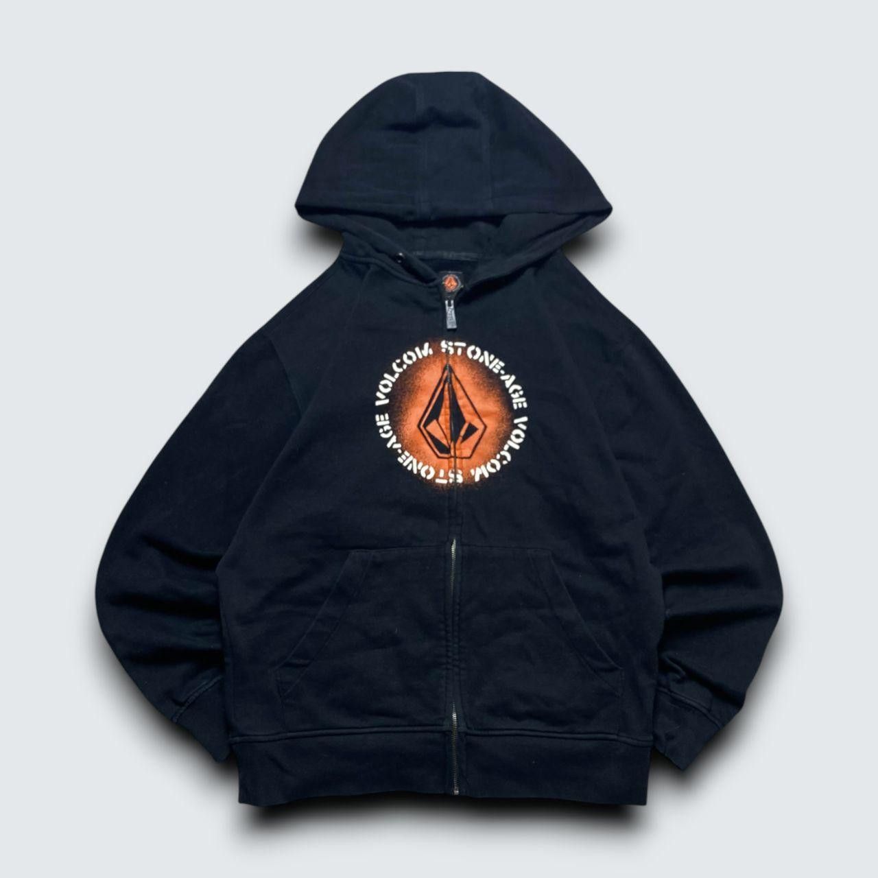 Volcom 00s Volcom Zip-up Hoodie Black S/M Size US M / EU 48-50 / 2 - 1 Thumbnail