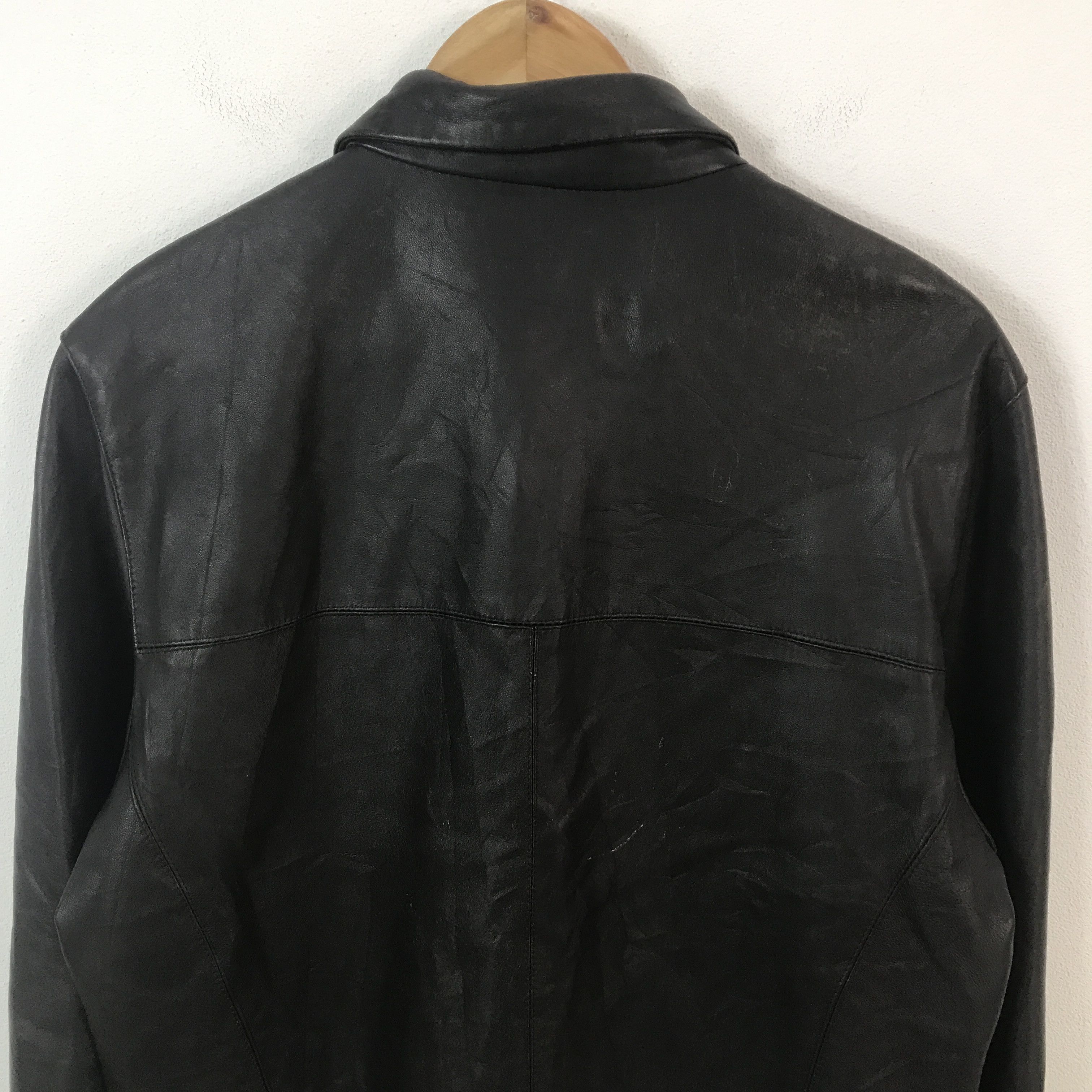 Japanese Brand vtg pierotucci Leather jacket Size US L / EU 52-54 / 3 - 4 Thumbnail