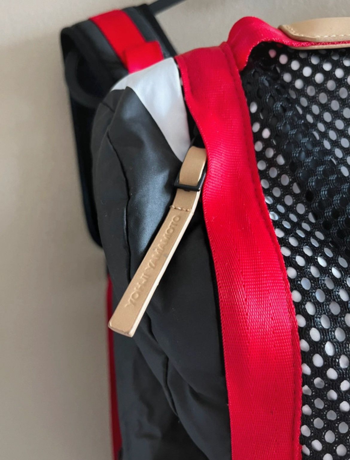 Yohji Yamamoto Y-3 Backpack Yohji Yamamoto Sheepskin Black Fall/Winter 2014 Size ONE SIZE - 8 Thumbnail