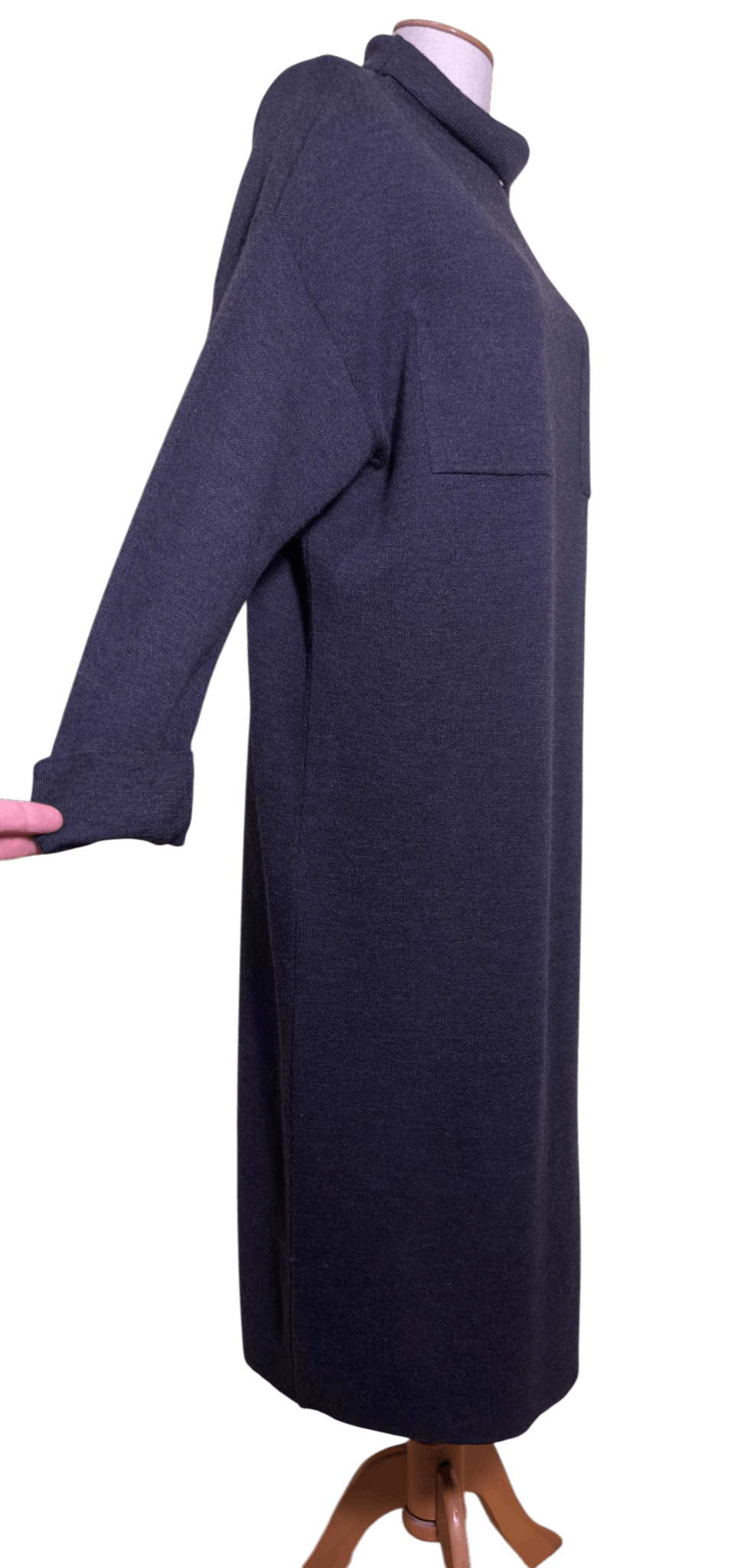 Soeur Grey wool maxi dress Size M / US 6-8 / IT 42-44 - 3 Thumbnail