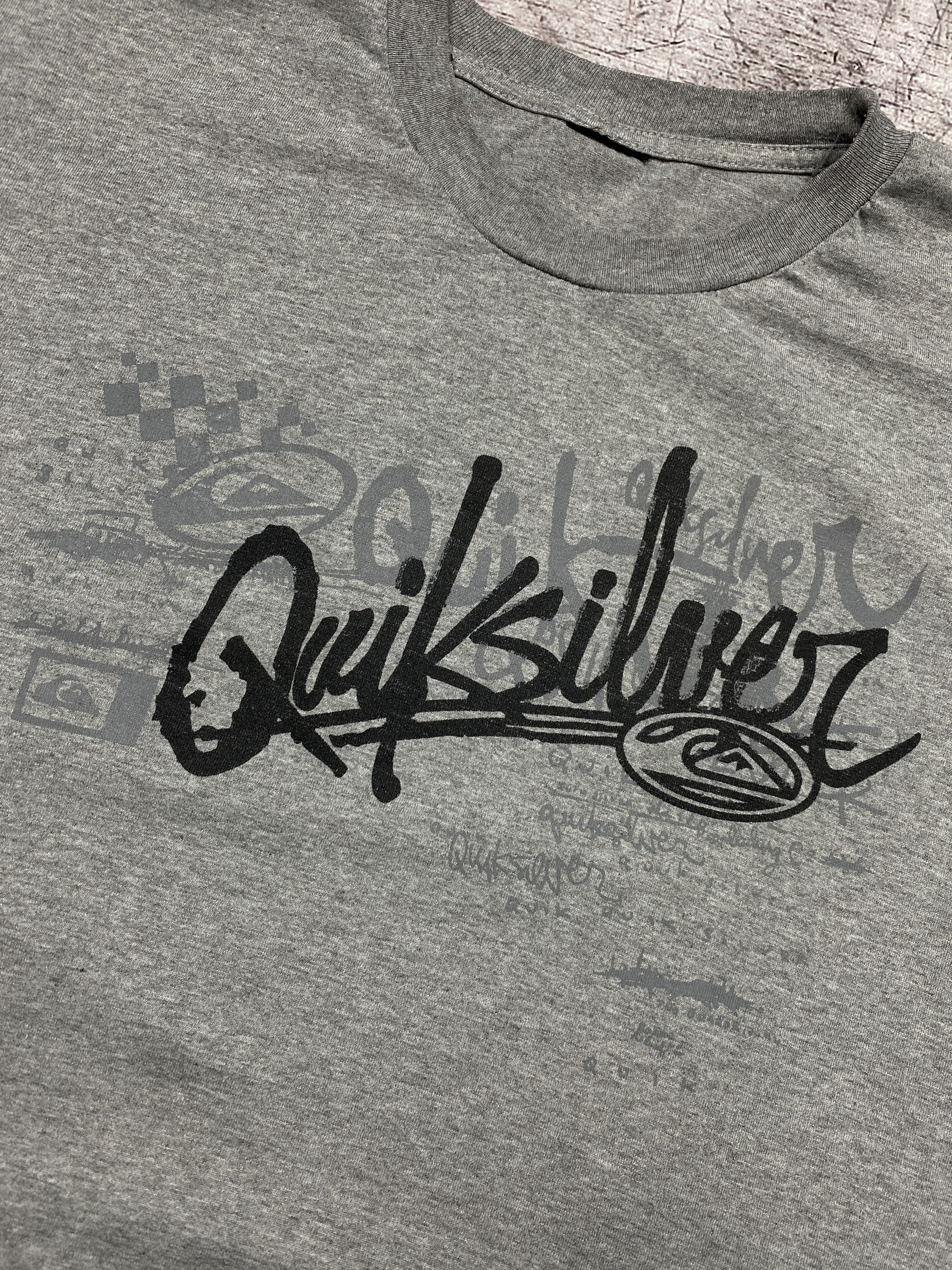 Quiksilver × Vintage Quiksilver Vintage Mens Crew Neck T-Shirt Size US L / EU 52-54 / 3 - 3 Thumbnail