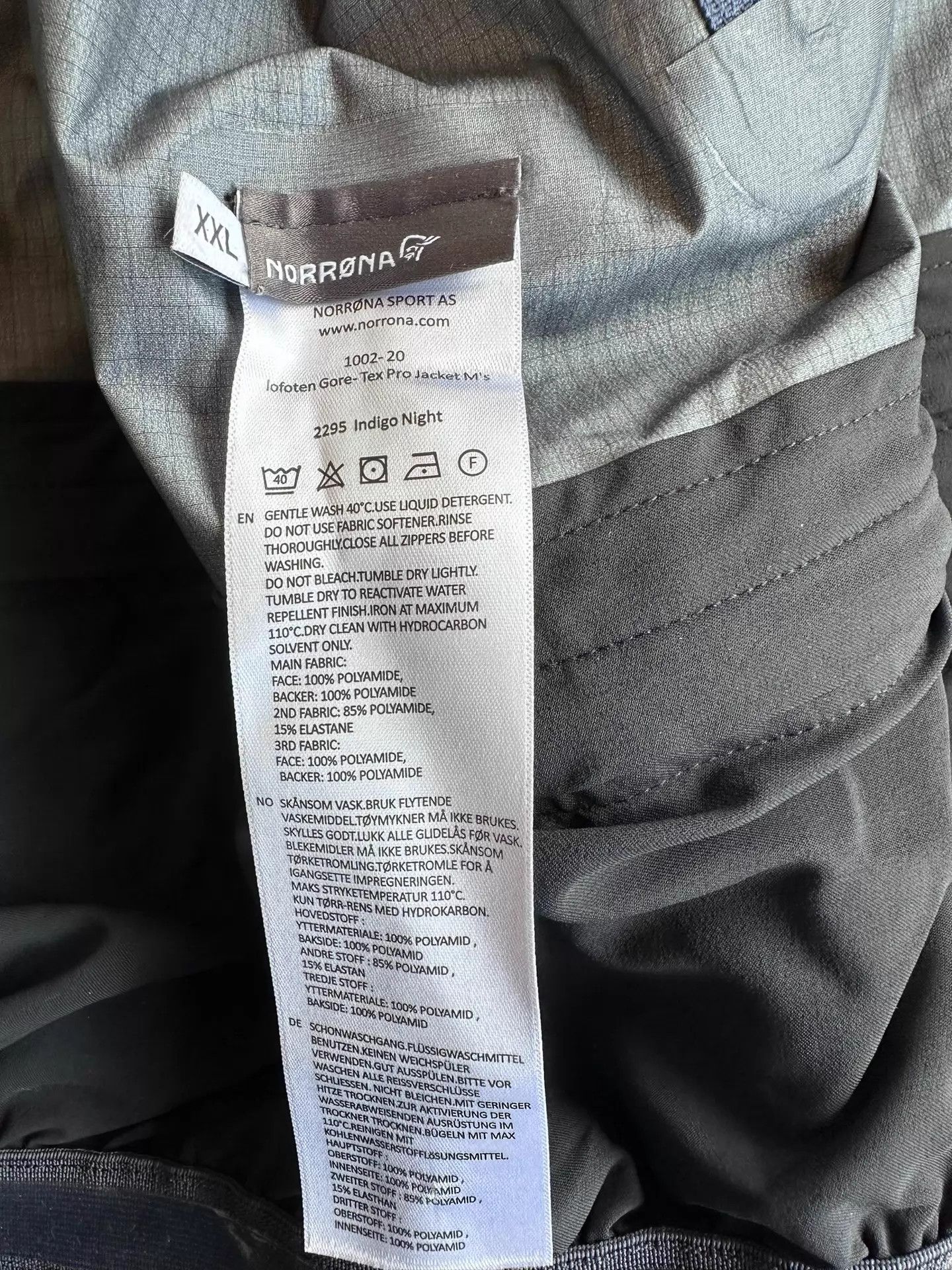 Norrona NORRONA Men's Gore-Tex Pro Hard Shell Ski Jacket XXL Size US XXL / EU 58 / 5 - 9 Thumbnail
