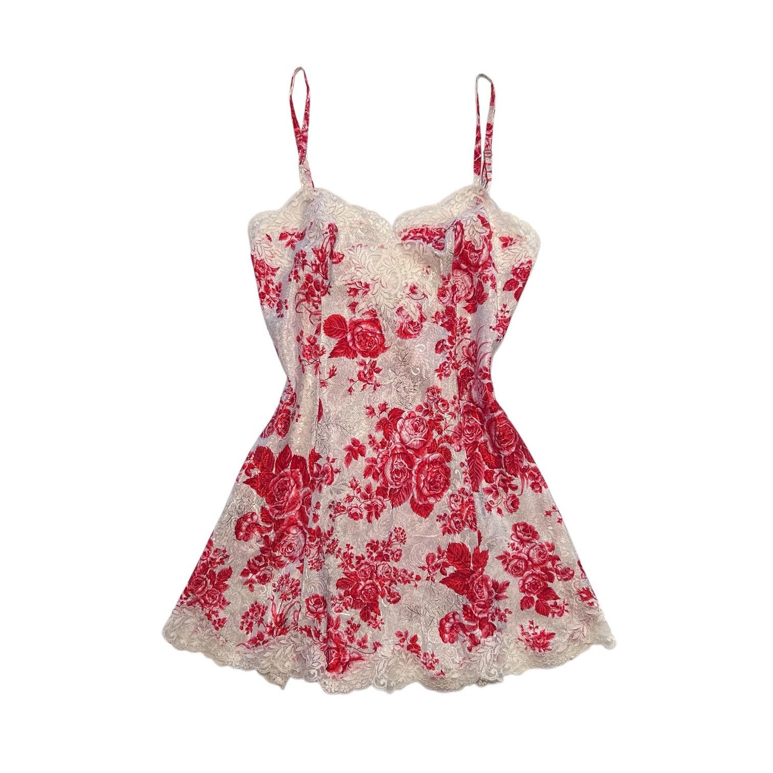 Victoria's Secret Vintage 90s Victoria’s Secret Floral Robe & Slip Dress Set M Size M / US 6-8 / IT 42-44 - 2 Thumbnail