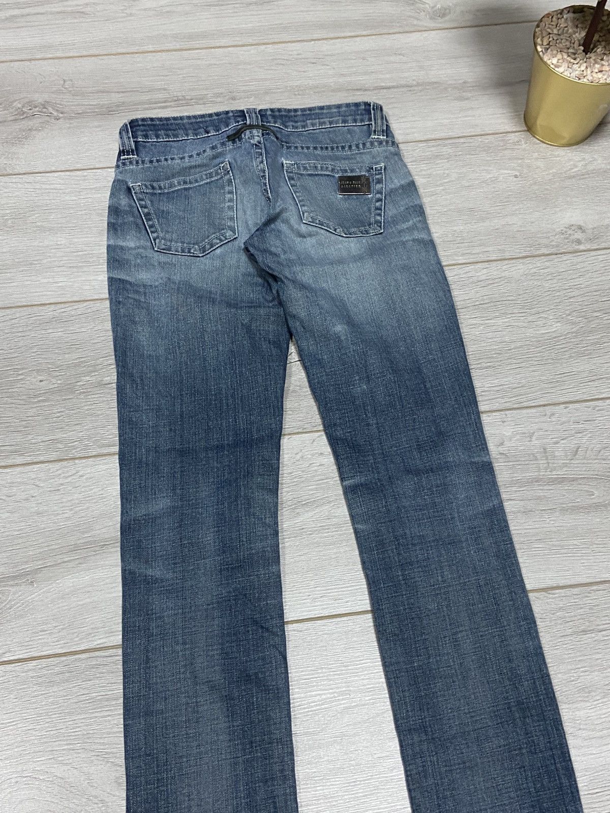 Jean Paul Gaultier Jean Paul Gaultier metallic logo Denim Jeans Pants Size 26" / US 2 / IT 38 - 4 Thumbnail