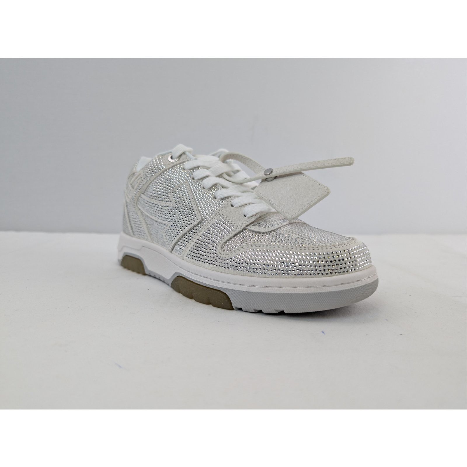 Off-White o1rshd1 Out of Office Strass Sneakers in White Size US 7 / EU 40 - 2 Thumbnail