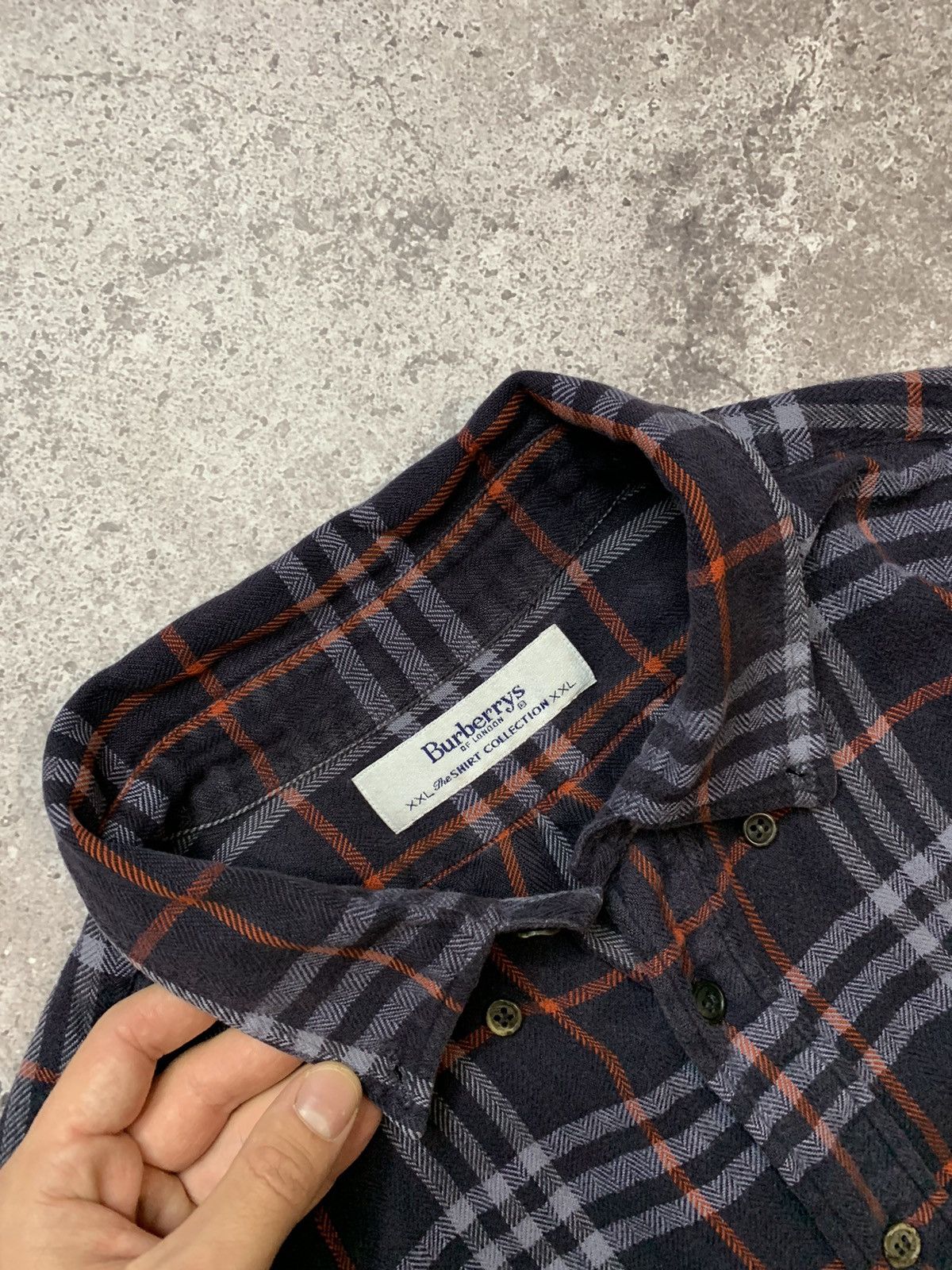 Burberry × Vintage Vintage Burberry Nova Check Button Up Shirt Size US XXL / EU 58 / 5 - 5 Thumbnail