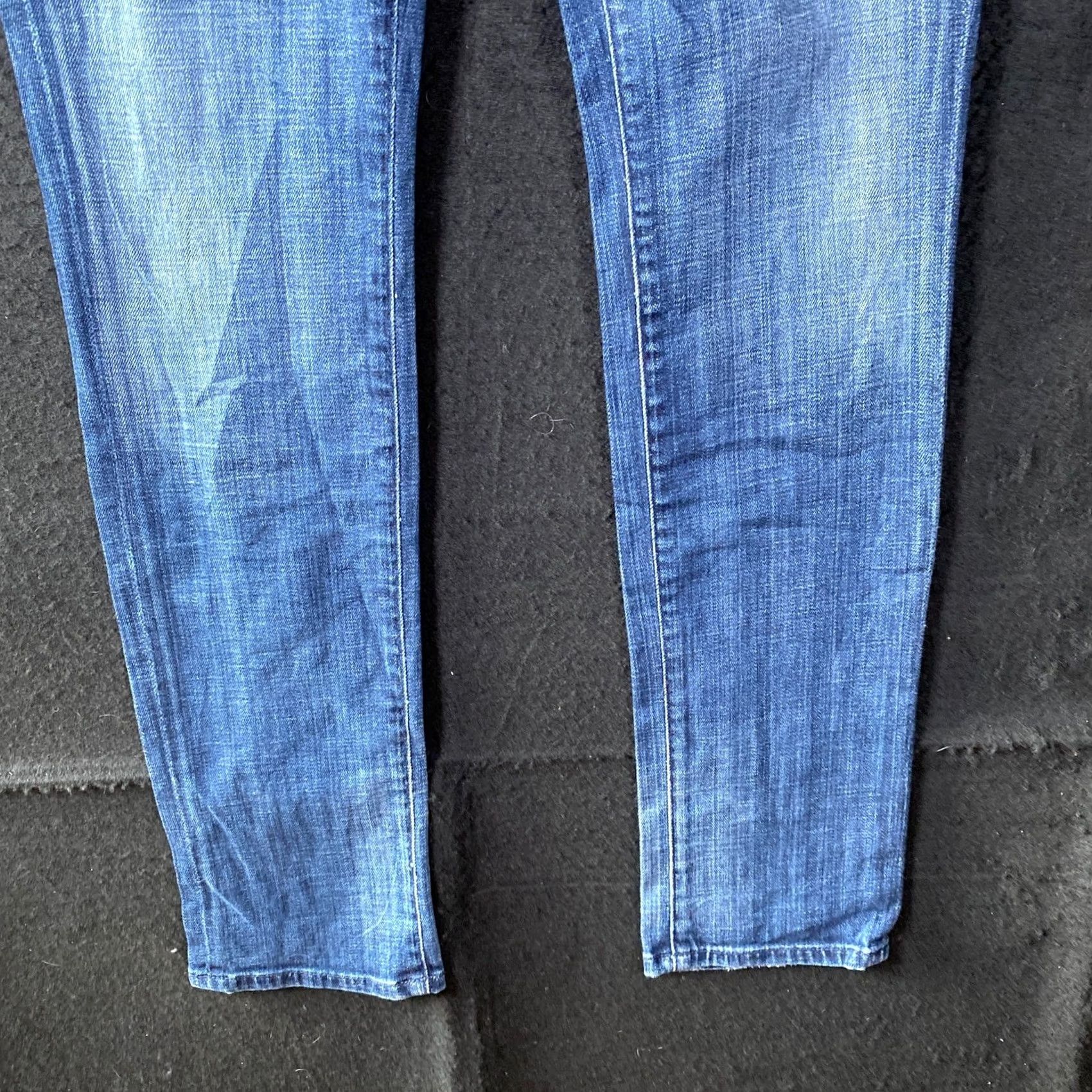 Citizens Of Humanity Citizens Of Humanity Womens Jeans Blue Low Rise Straight Studded Stretch 28 Jeans Women's 28 Blue Studded Straight Mid Rise Casual Womens Size 28" / US 6 / IT 42 - 3 Thumbnail