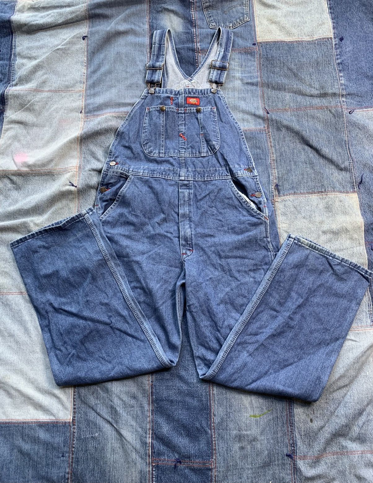 Dickies × Levi's × Vintage Dickies Denim Overalls Size 27" / US 4 / IT 40 - 1 Thumbnail