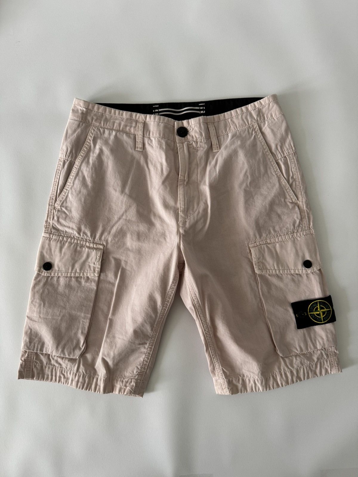 Stone Island Bermuda Shorts (Pink)