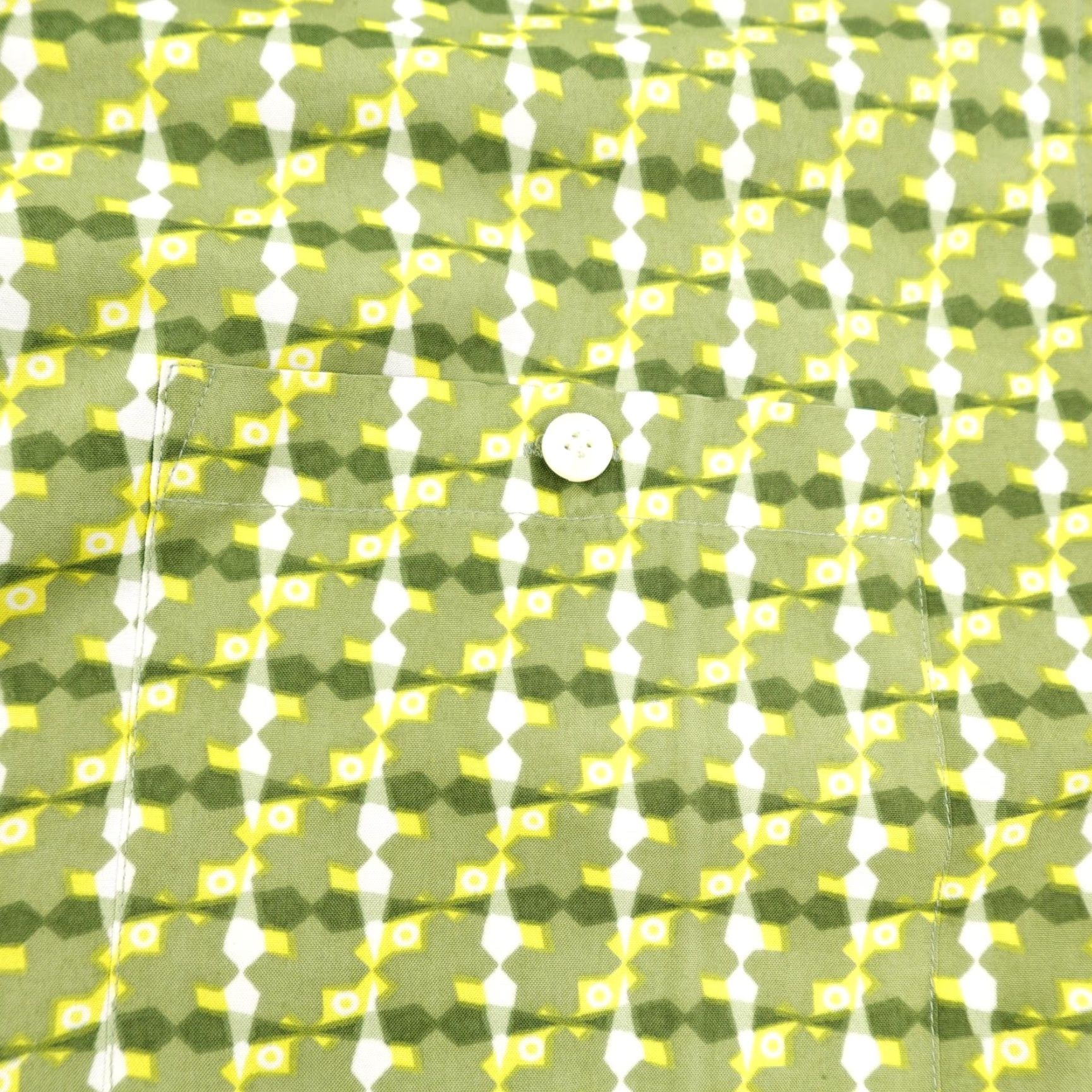 Ocean Pacific VINTAGE Ocean Pacific OP Shirt Men Large Green Geometric Button-Up Short Sleeve Y2K Surf Beach Size US L / EU 52-54 / 3 - 3 Thumbnail