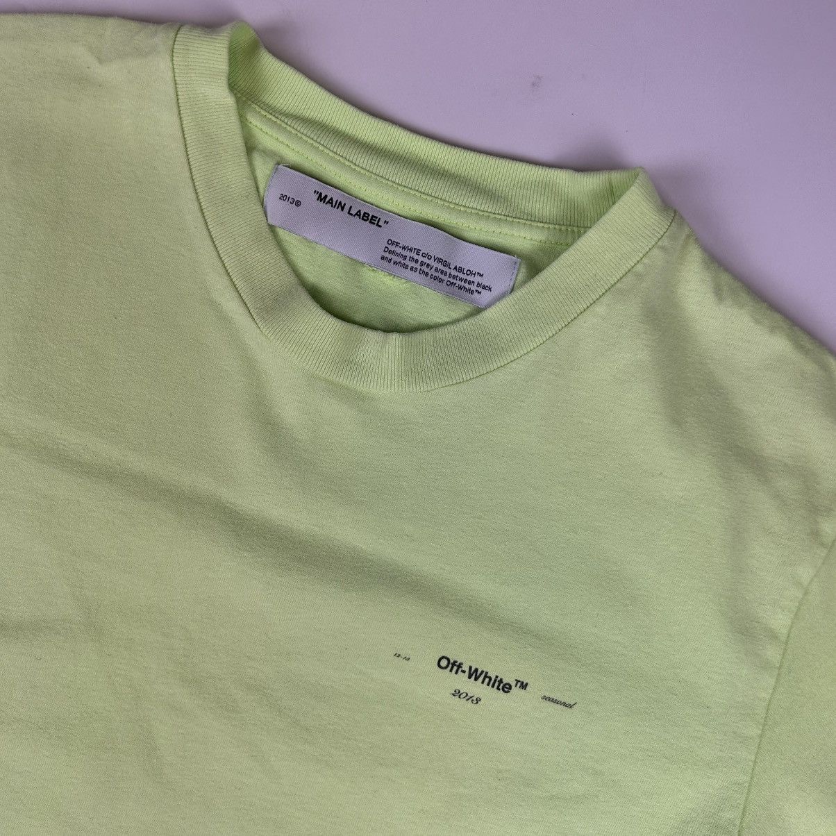 Off-White Off-White Neon Logo T-shirt Size US S / EU 44-46 / 1 - 2 Thumbnail