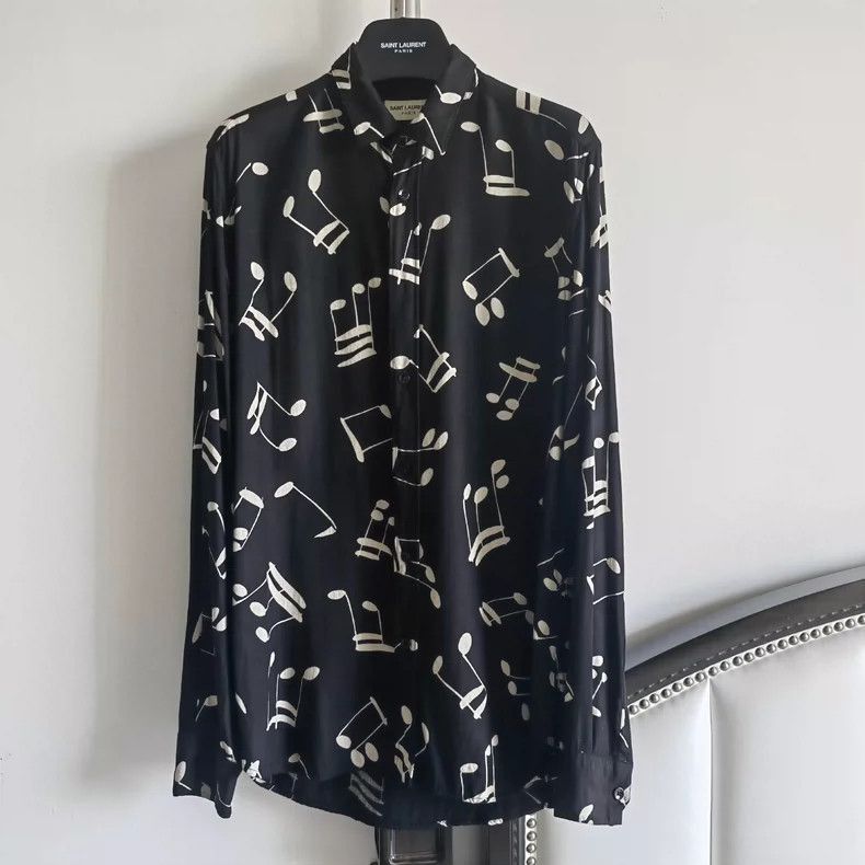 Saint Laurent Paris Saint Laurent Paris 16aw note shirt-2506 Size US S / EU 44-46 / 1 - 1 Thumbnail