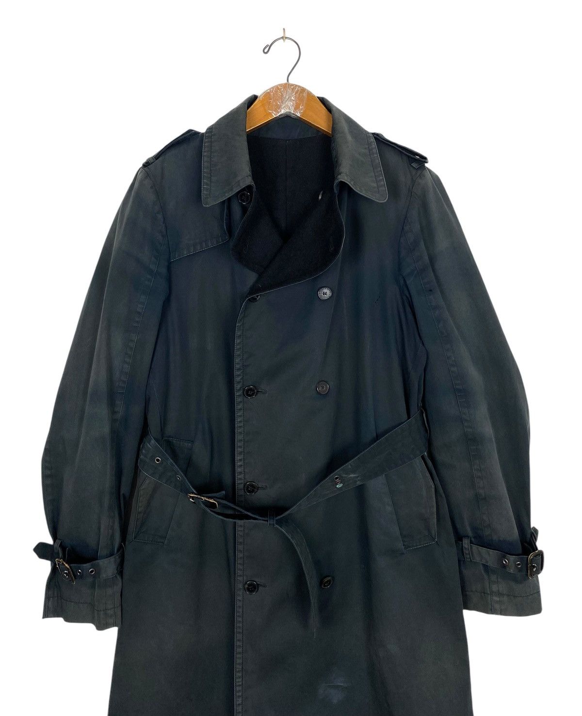 Costume National Rare‼️ Vtg Costume National Homme Belted Trench Coat Italy Size US M / EU 48-50 / 2 - 2 Thumbnail