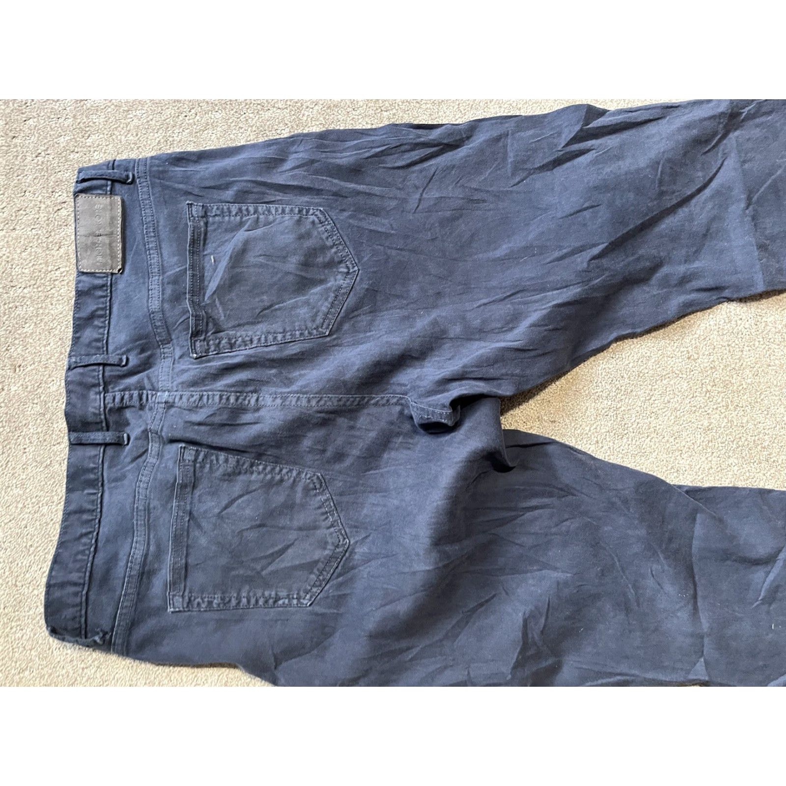 Michael Kors Michael Kors Mens Pants 38x34 Blue Tailored Parker Slim Fit Solid Slimming Size US 38 / EU 54 - 4 Thumbnail