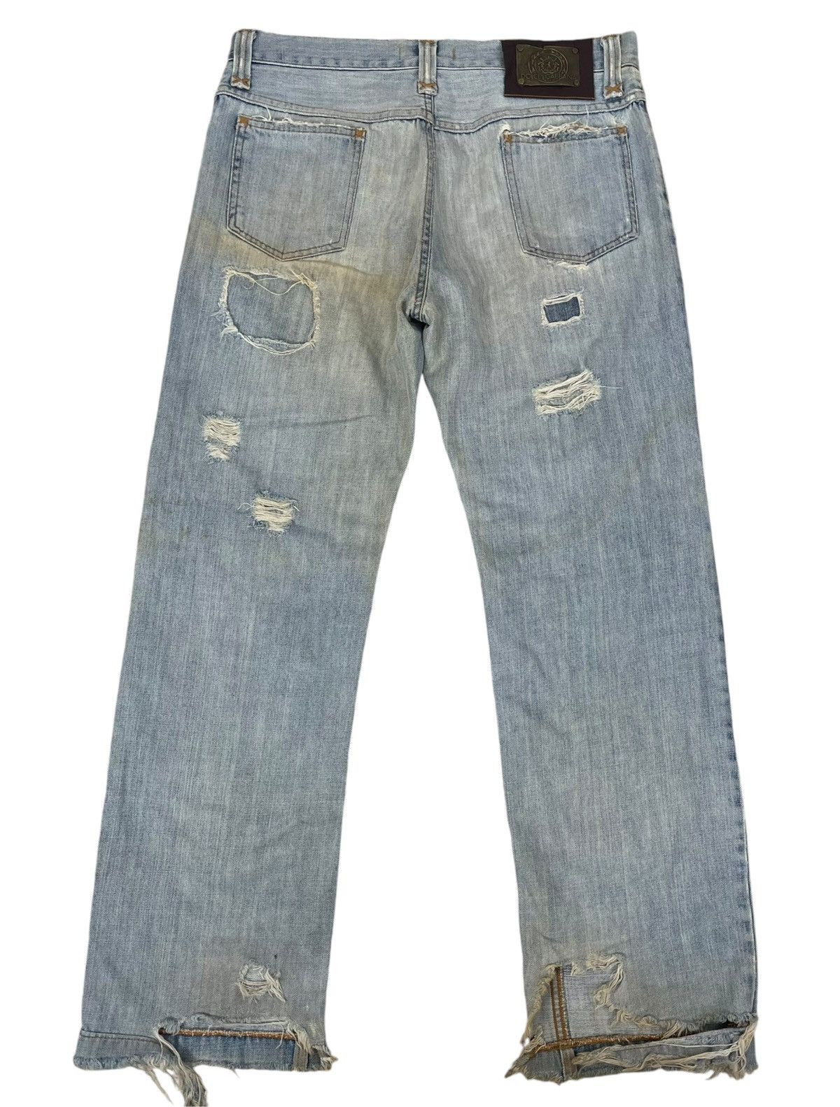 Dolce & Gabbana × Vintage Vintage D&G Dolce Gabbana Distressed Jeans Size US 35 - 2 Thumbnail