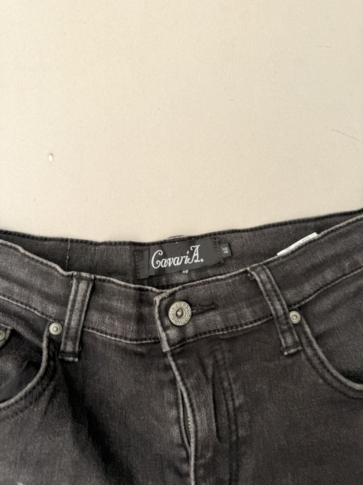 Japanese Brand Cavaria Lace up flare jeans Size US 28 / EU 44 - 3 Thumbnail