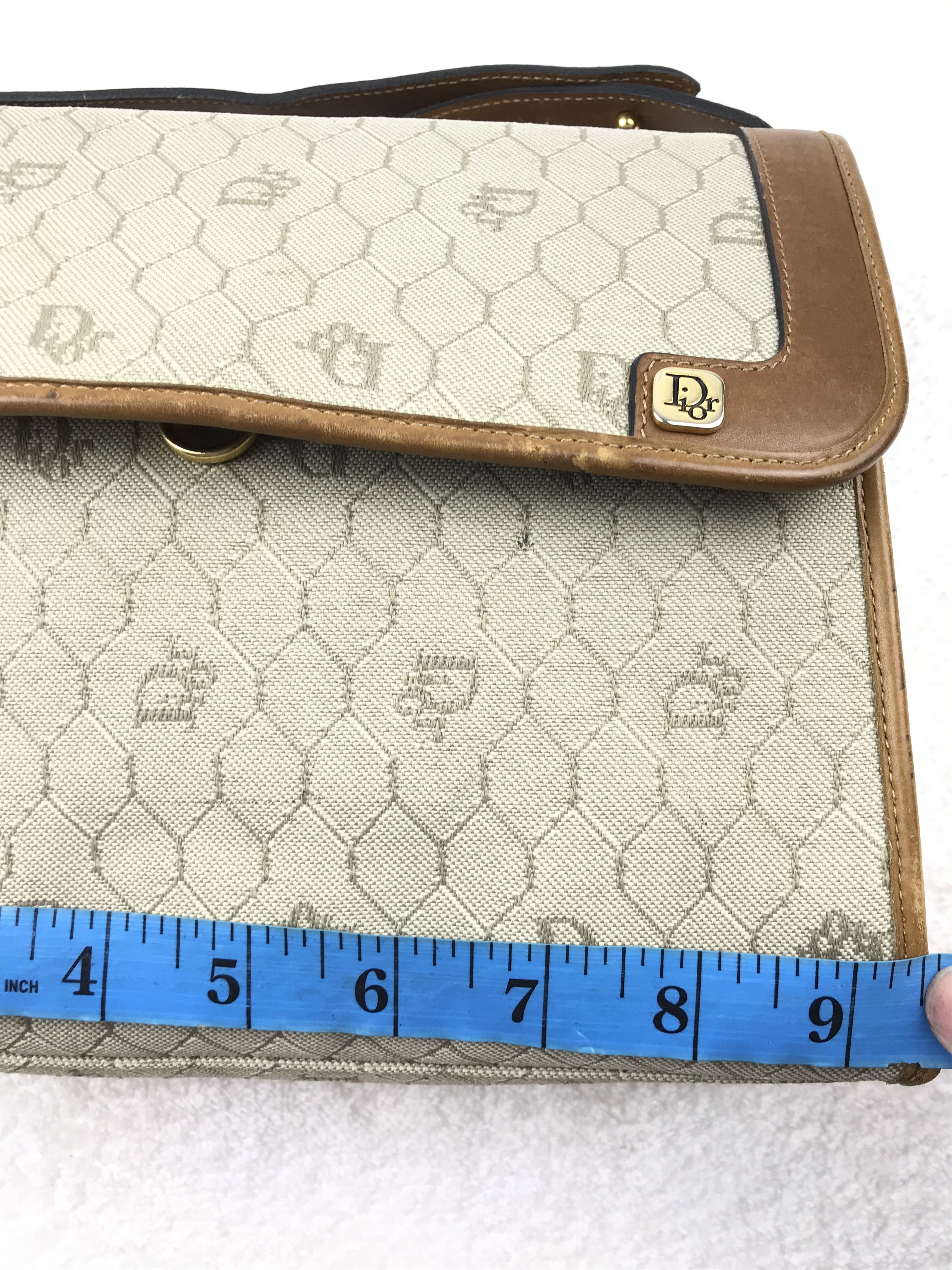 Christian Dior Monsieur × Vintage Vintage Christian Dior Honeycomb Handbag Size ONE SIZE - 7 Thumbnail
