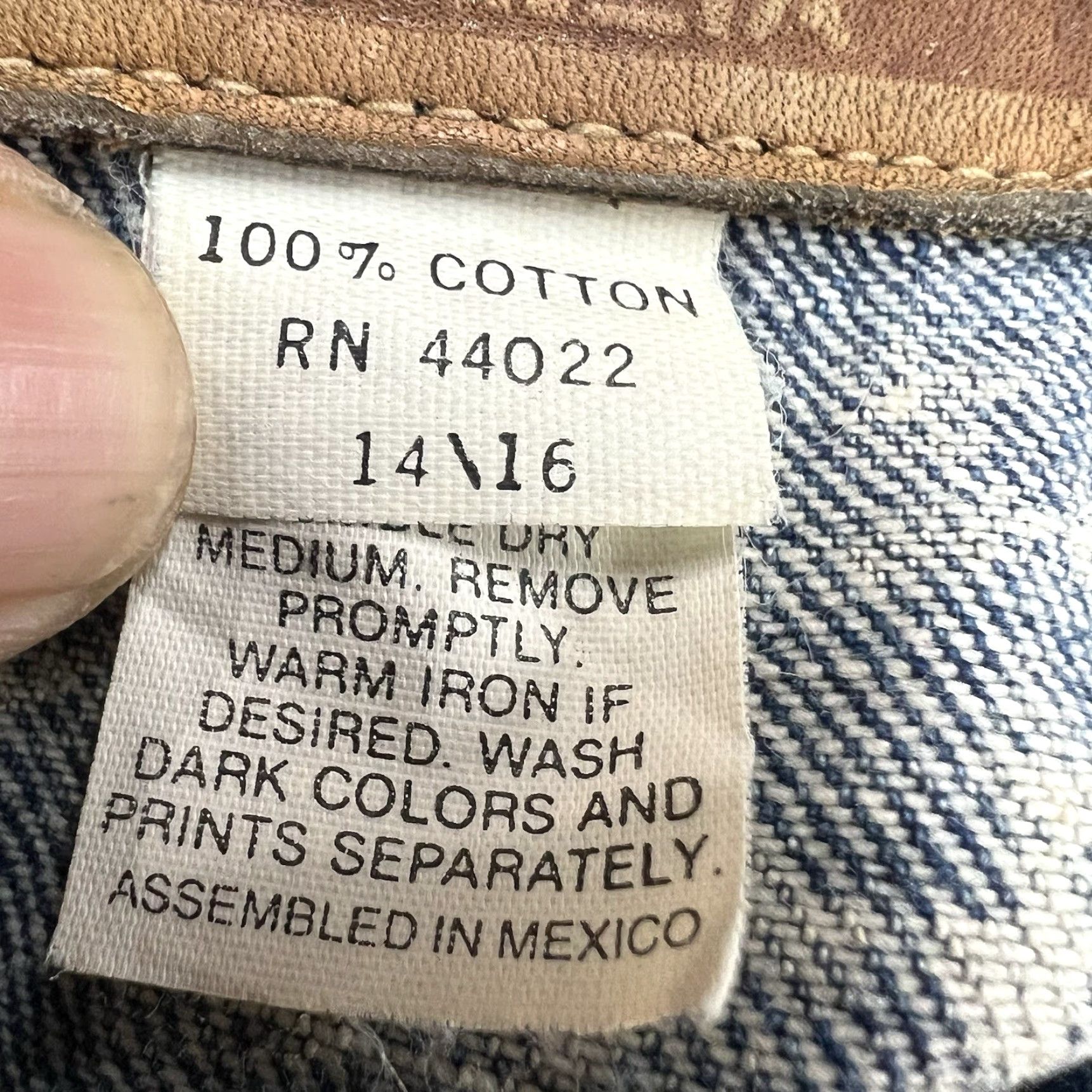 Denime VINTAGE Venezia Stone Washed Denim Jacket Womens Size 16 Blue Casual Bohemian 90s Size XXL / US 16-18 / IT 52-54 - 7 Thumbnail