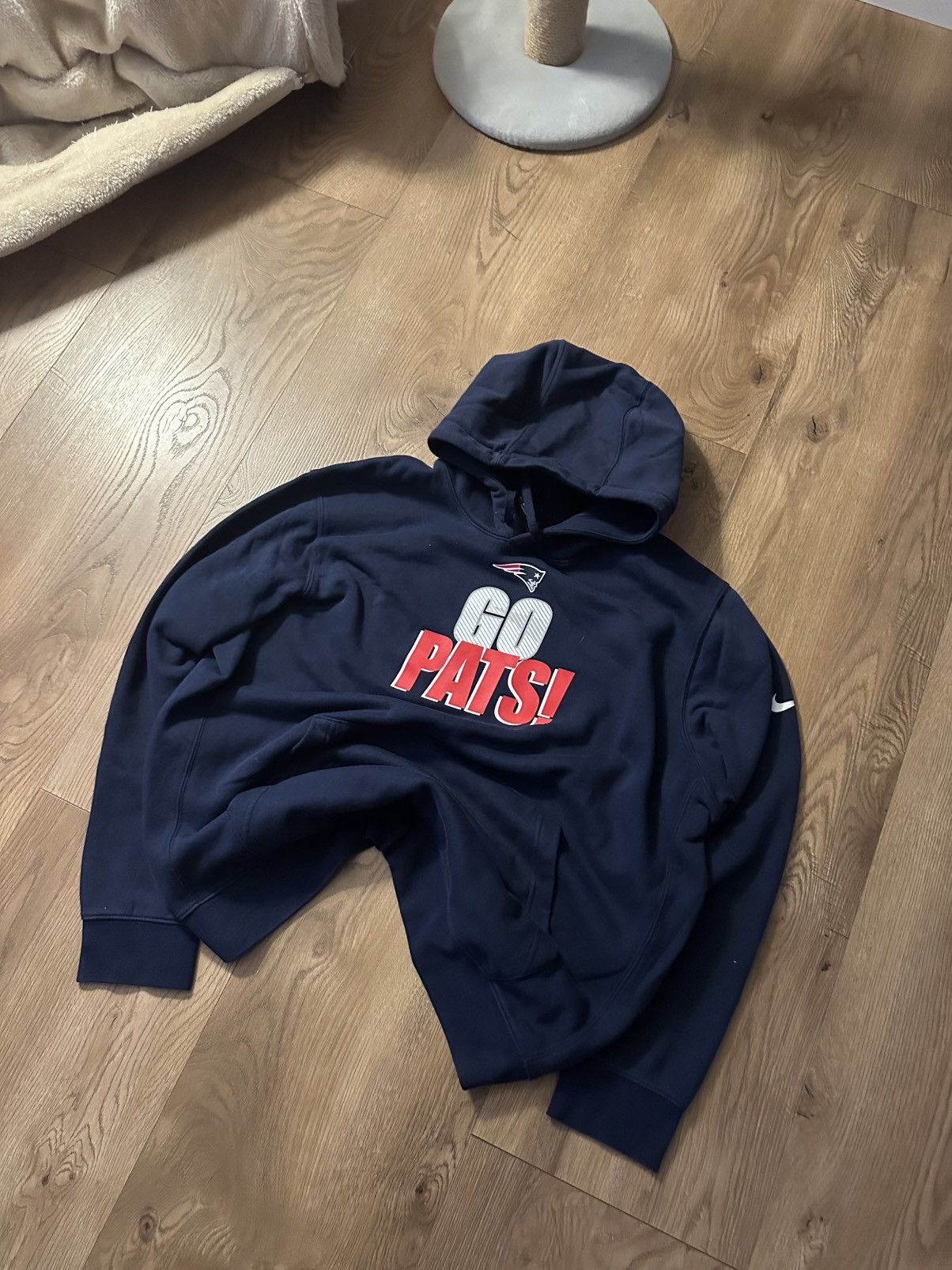 Nike Go Pats Nike Hoodie Size US XL / EU 56 / 4 - 2 Thumbnail