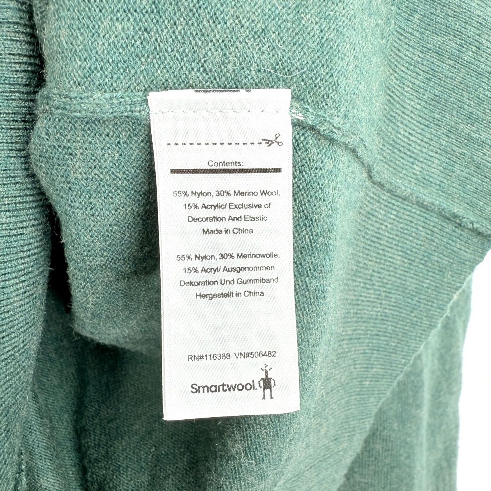 Smartwool SmartWool Sweater Mens M Merino Wool Blend Pullover Green Long Sleeve Crew Neck Casual Outdoor All Seasons Regular Redefined Fit Mens Size US M / EU 48-50 / 2 - 6 Thumbnail