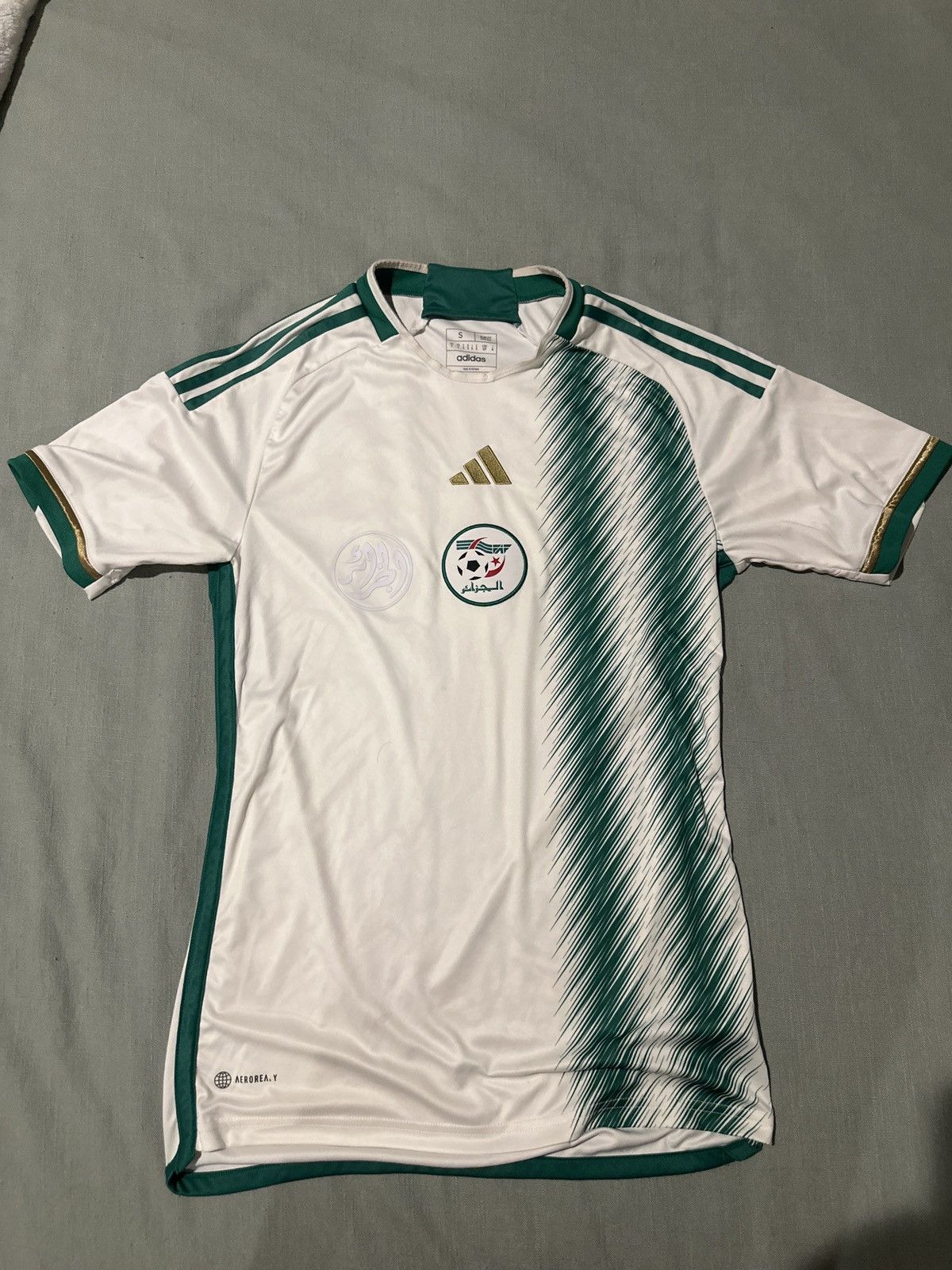 Adidas Algeria Soccer Jersey Size US S / EU 44-46 / 1 - 1 Thumbnail