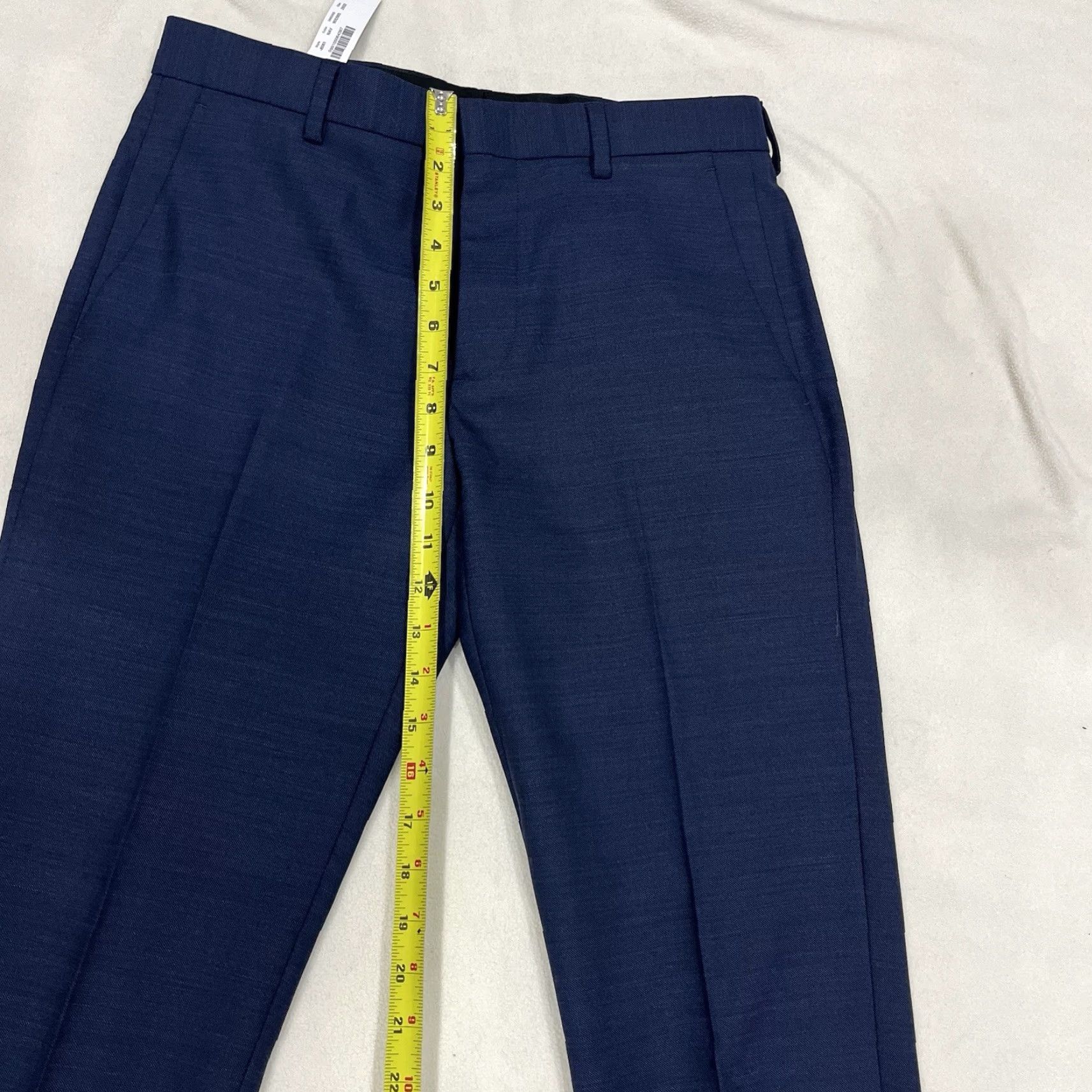 J.Crew NWT J.CREW Bowery Slim-Fit Pant in Wool Blend Classic Navy 29x32 Men Dress Pants Slim Flat Front - Dry Clean Only Size US 29 - 5 Thumbnail
