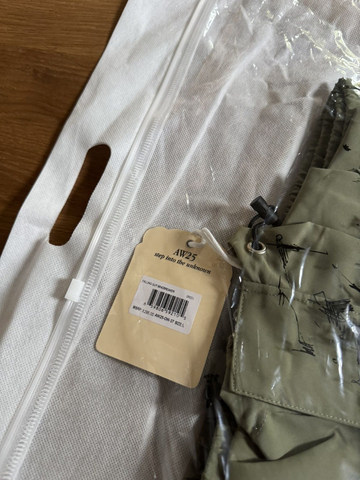 KidSuper KidSuper Studios Falling Guy Insulated Windbreaker Green Size US L / EU 52-54 / 3 - 4 Thumbnail
