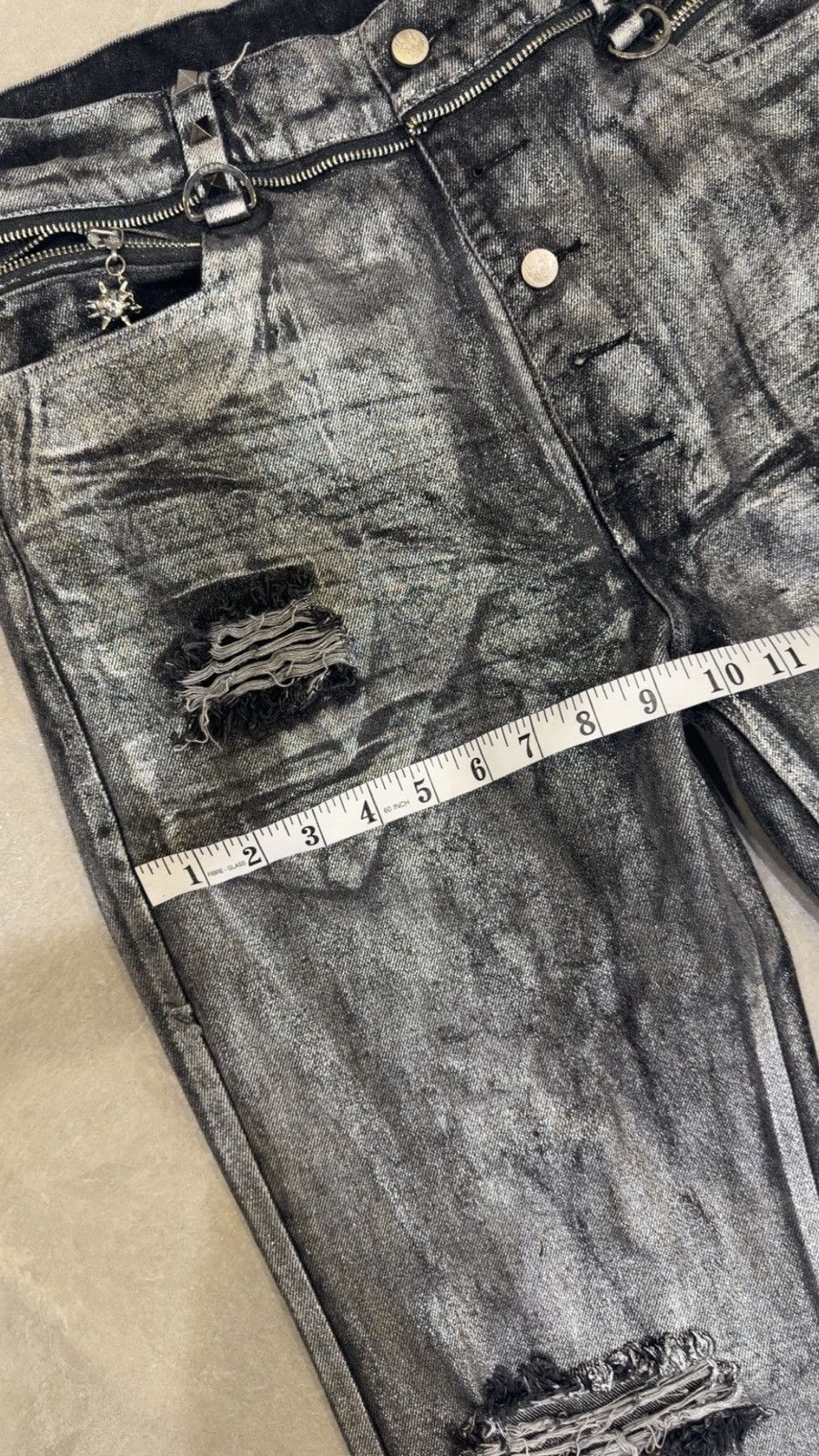 Other ETHEREAL EXIST “CHROMERY” FLARED JEANS Size US 30 / EU 46 - 5 Thumbnail