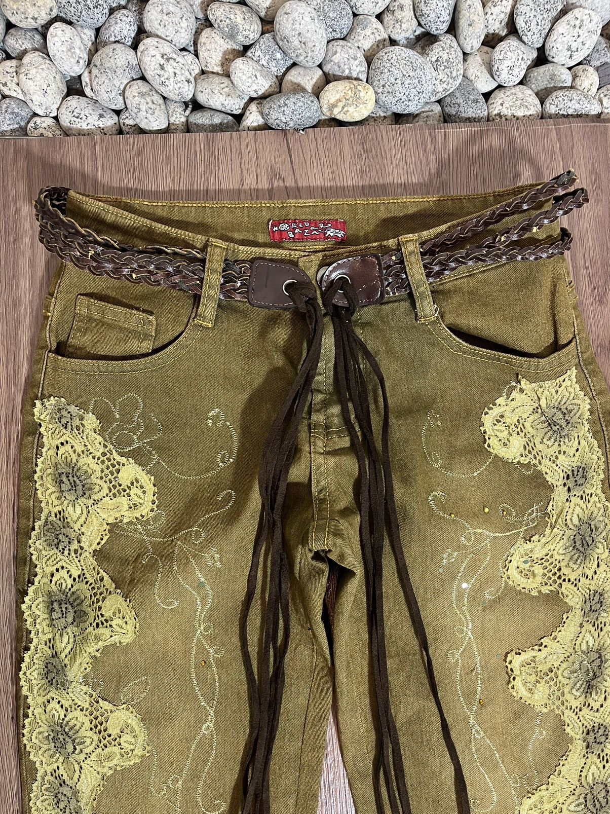 Cowboy Equipment 00’s World bazaar brocade pattern with leather strap Size 26" / US 2 / IT 38 - 7 Thumbnail