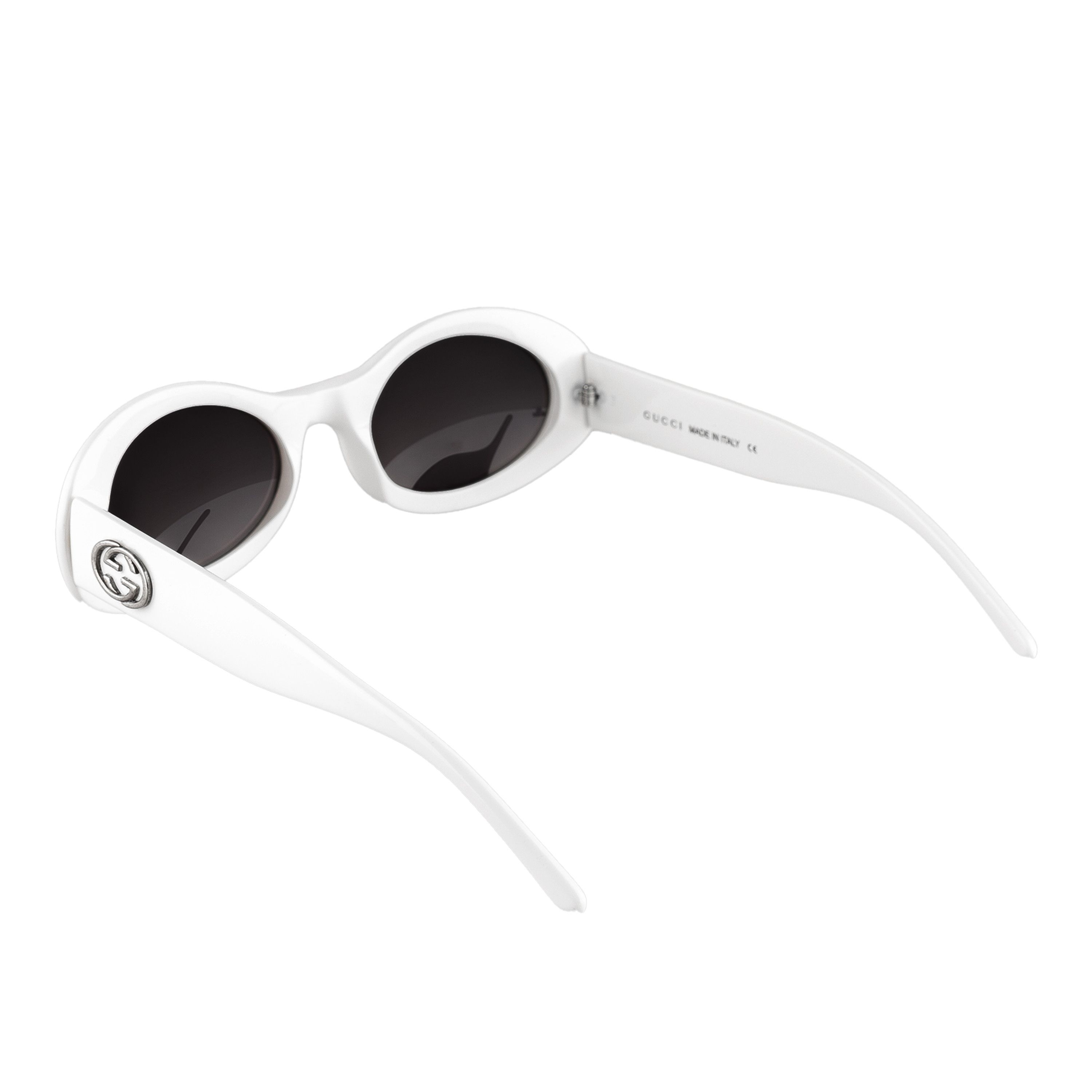Gucci Gucci GG 2400/S Vintage White Oval Sunglasses Size ONE SIZE - 3 Thumbnail