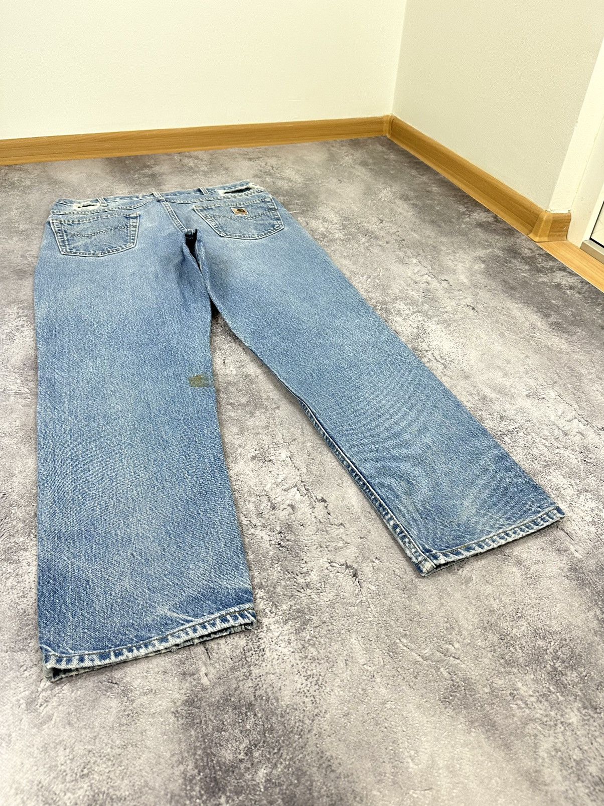 Carhartt Vintage Carhartt Distressed Light Blue Denim Opium USA Jeans Size US 34 / EU 50 - 3 Thumbnail