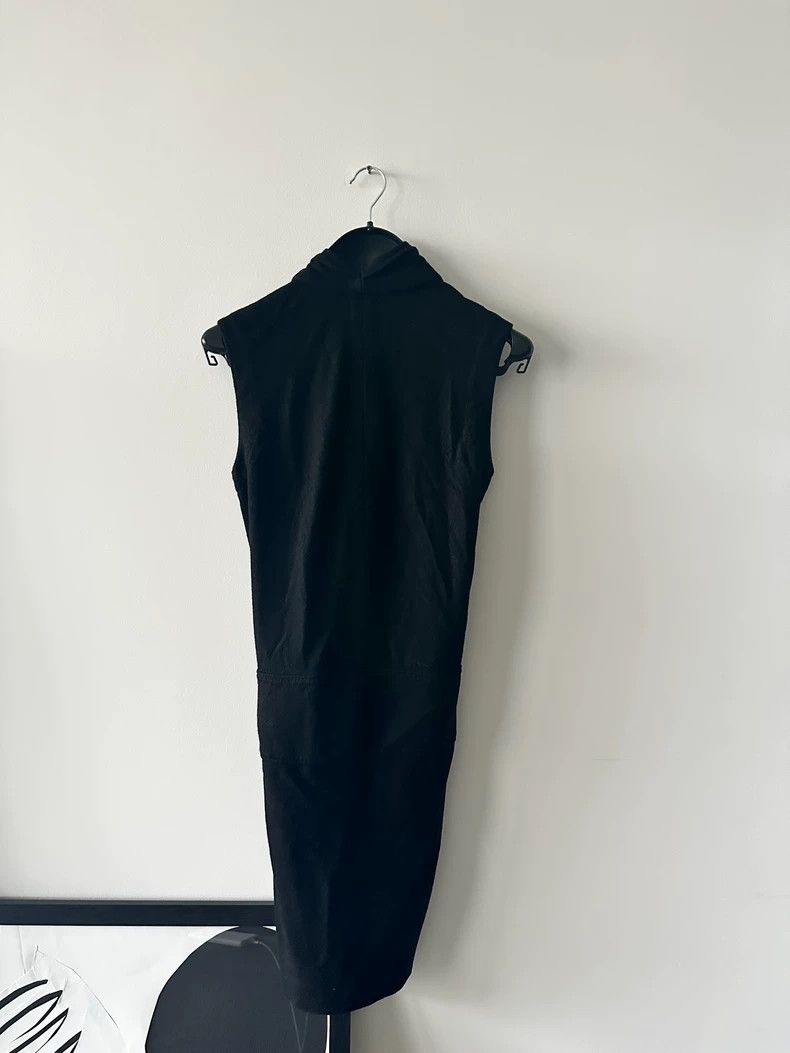 Helmut Lang HELMUT LANG Black dress with sand dune style Size S / US 4 / IT 40 - 3 Thumbnail