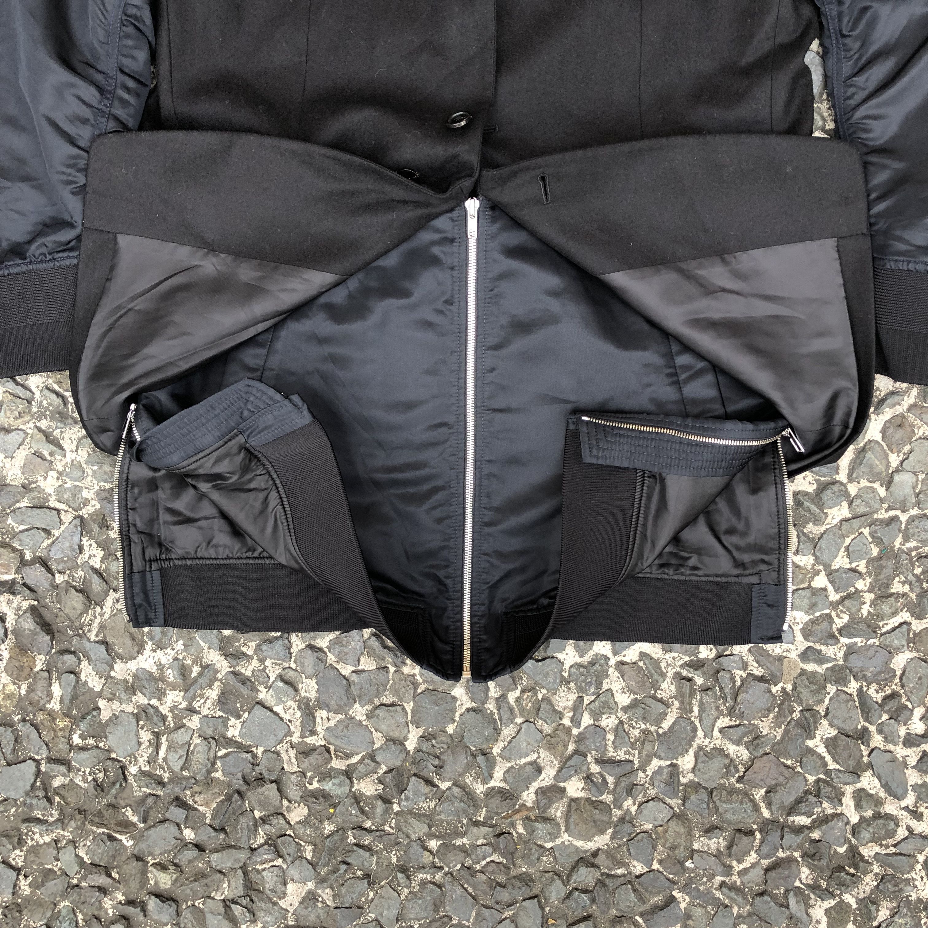 Juun.J Juun.J Black MA-1 Docking Blazer Jacket Size US L / EU 52-54 / 3 - 5 Thumbnail