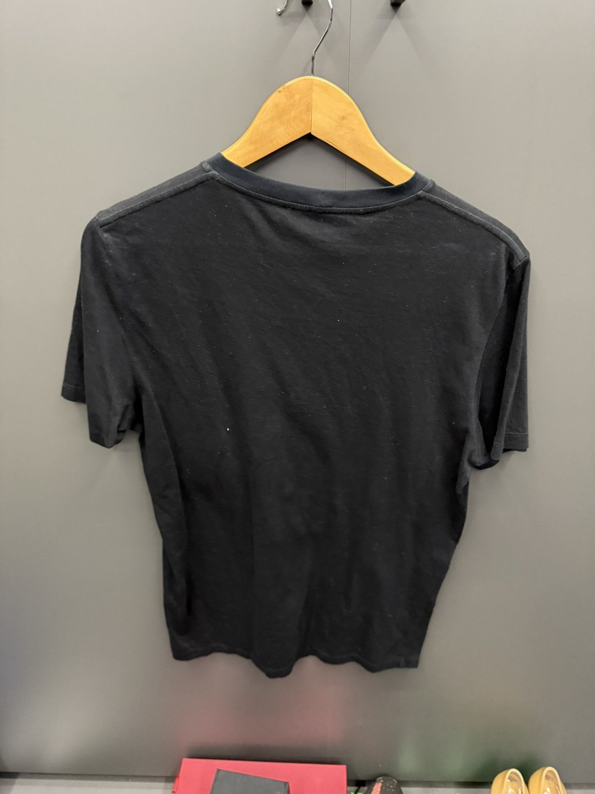 Yves Saint Laurent Yves Saint Laurent YSL Logo T-Shirt Black / Grey Size US M / EU 48-50 / 2 - 3 Thumbnail