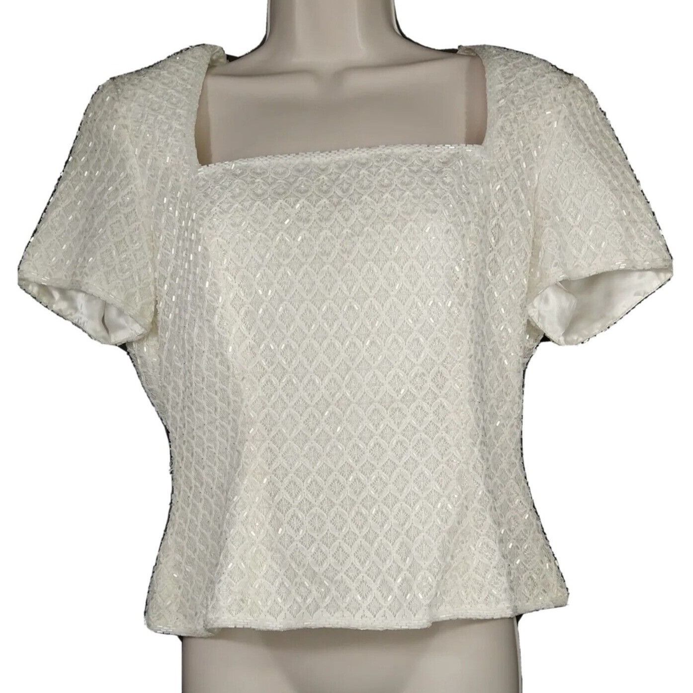 Oleg Cassini Vintage Black Tie Oleg Cassini Beaded Top Formal Size 8 Size M / US 6-8 / IT 42-44 - 1 Thumbnail