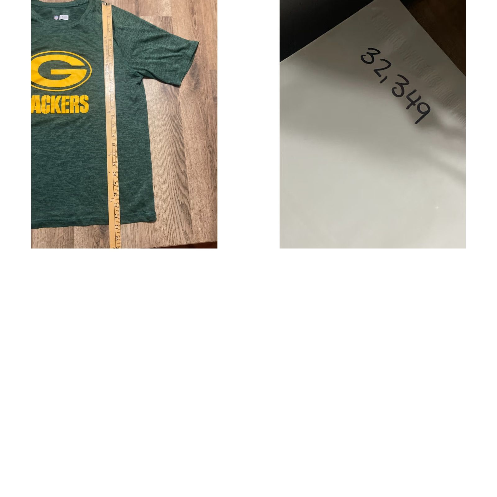 NFL Team Apparel Shirt, Men's Size Medium, Wisconsin, Green Bay Packers NFL Shirt, M, Green, Team Apparel, NFL, Crew Neck, Short Sleeve, Solid, Men Size US M / EU 48-50 / 2 - 8 Thumbnail