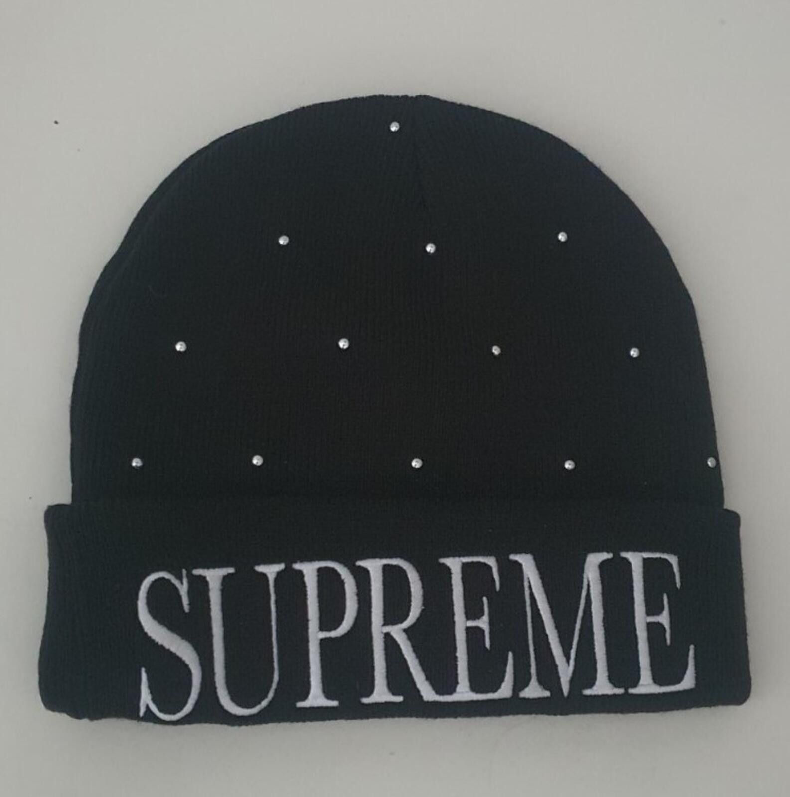 Supreme Supreme hand tied beanie black | Grailed