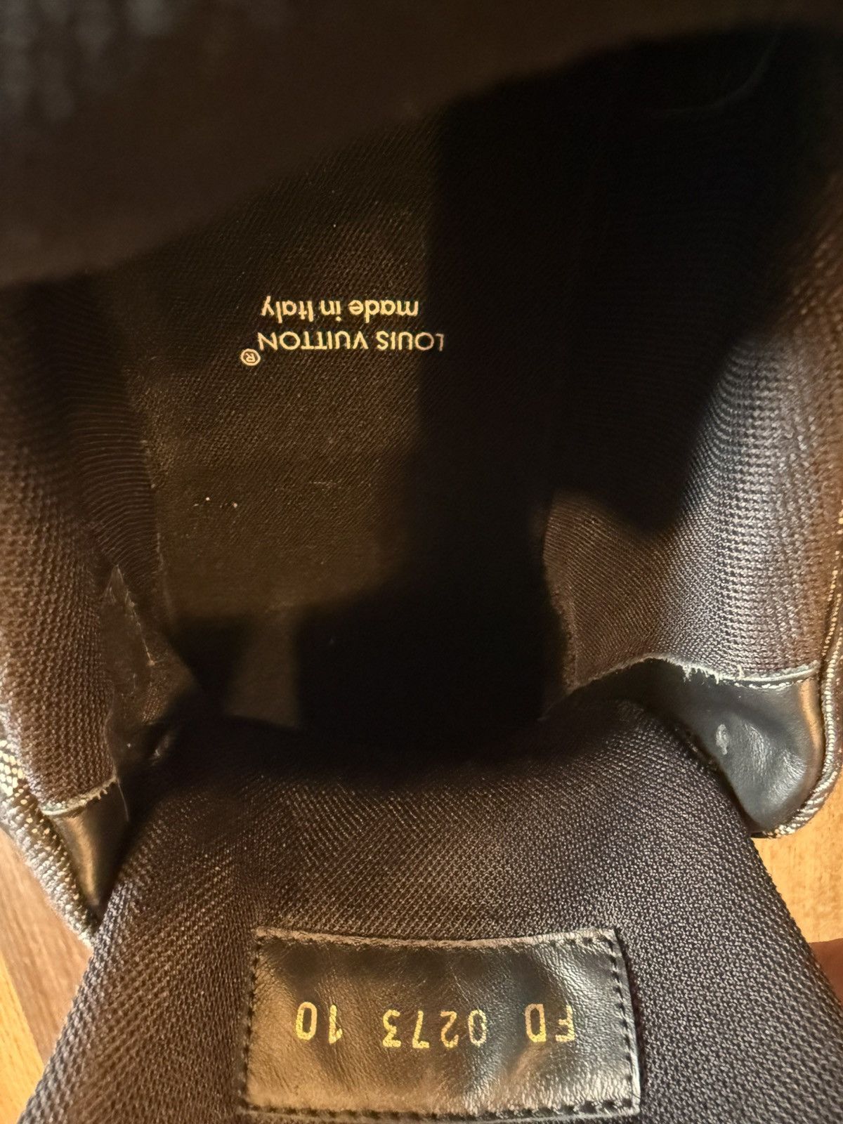 Louis Vuitton Louis Vuitton LV Trainer Black Monogram Denim Size US 12 / EU 45 - 7 Thumbnail