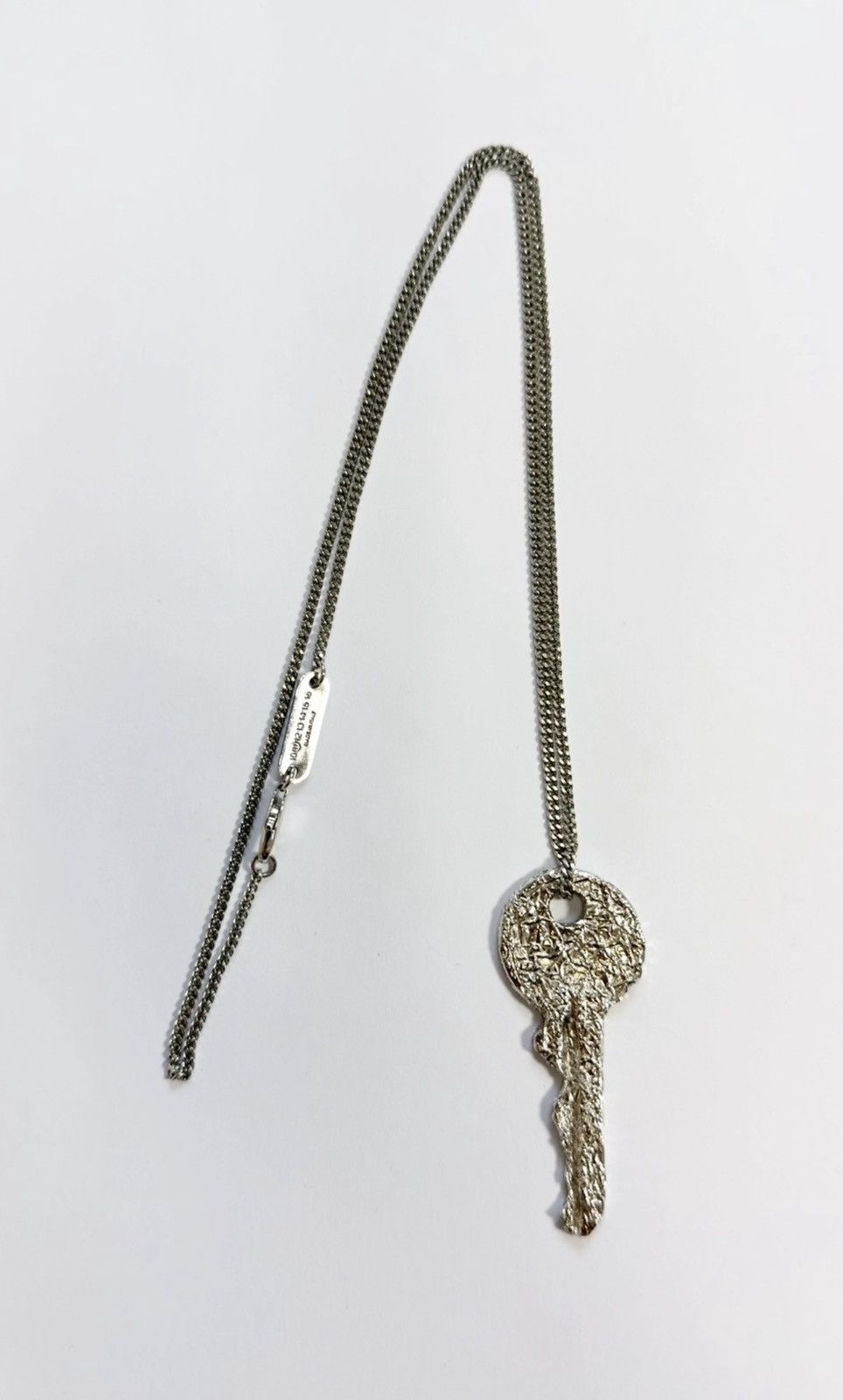 Maison Margiela S/S 10 ‘Silver Foil Key’ Chain Necklace Size ONE SIZE - 3 Thumbnail