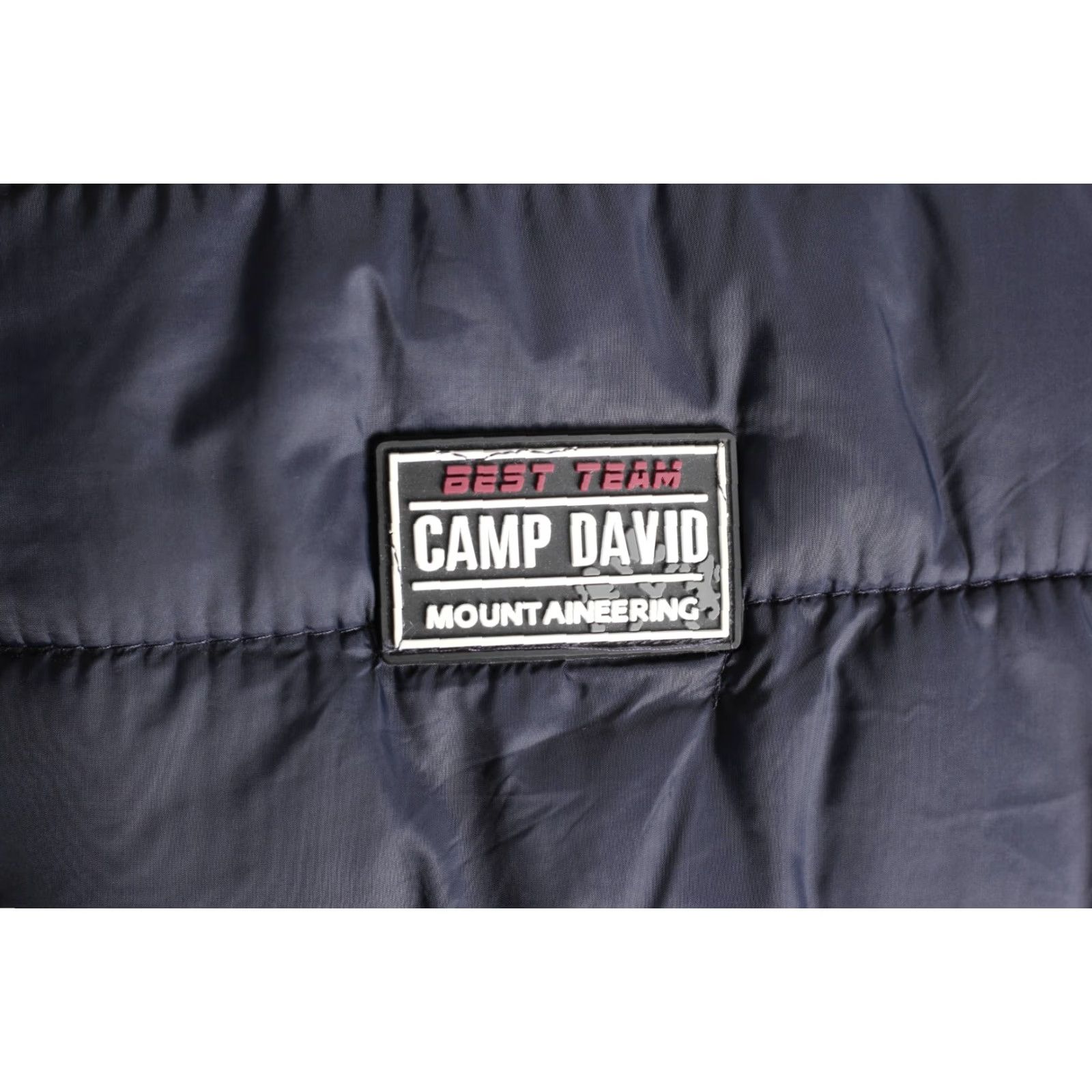 Vintage CAMP DAVID Quilted Padded Jacket Men XL MJ6034 Blue Colour Branding Logo Casual Travel Jacket Size US XL / EU 56 / 4 - 4 Thumbnail