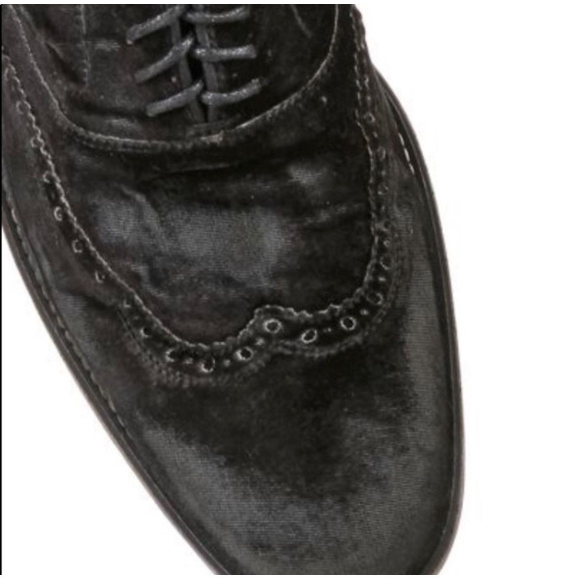 John Varvatos Fleetwood velvet brogues size 10.5. Size US 10.5 / EU 43-44 - 6 Thumbnail