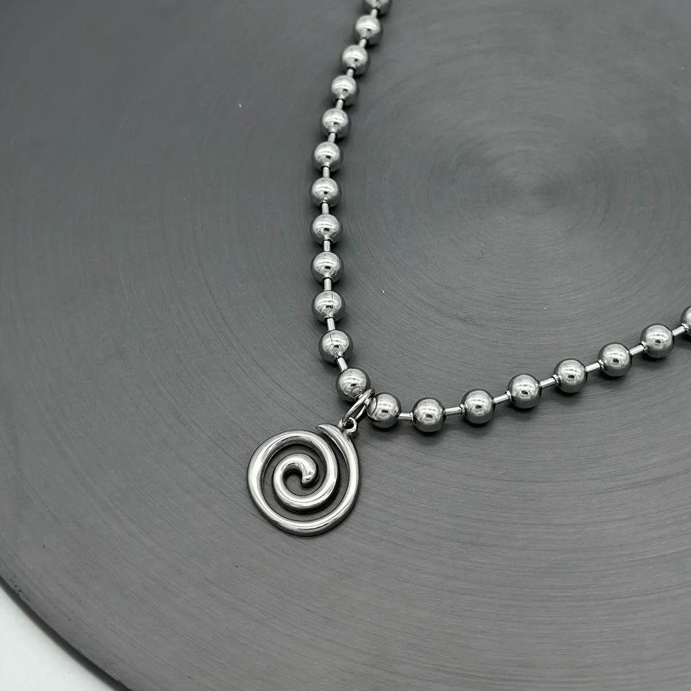 Vintage Y2K Stainless Steel Beads Chain Size ONE SIZE - 1 Thumbnail
