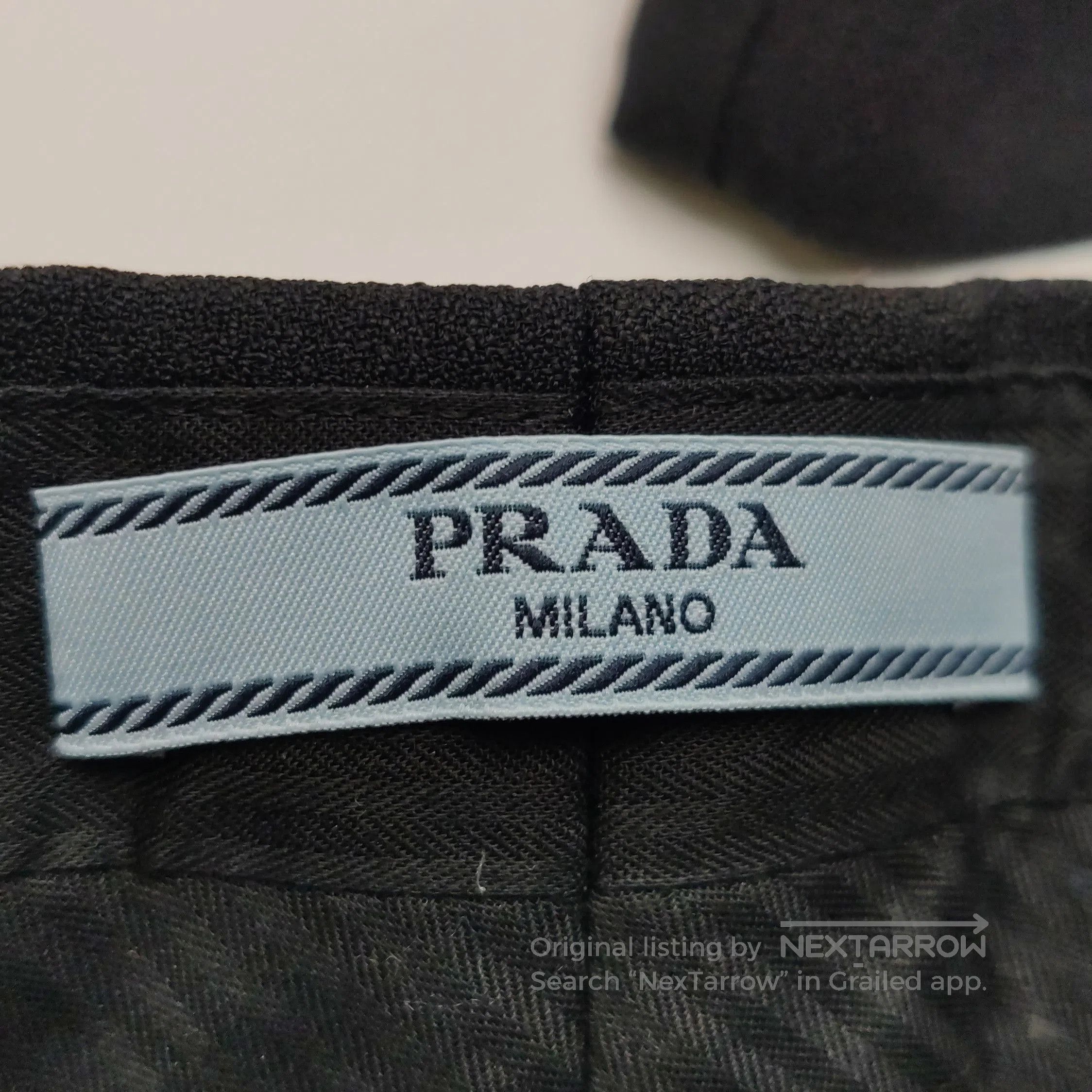 Prada Prada Black Tailored Trousers Size 36 . Size 35" - 3 Thumbnail