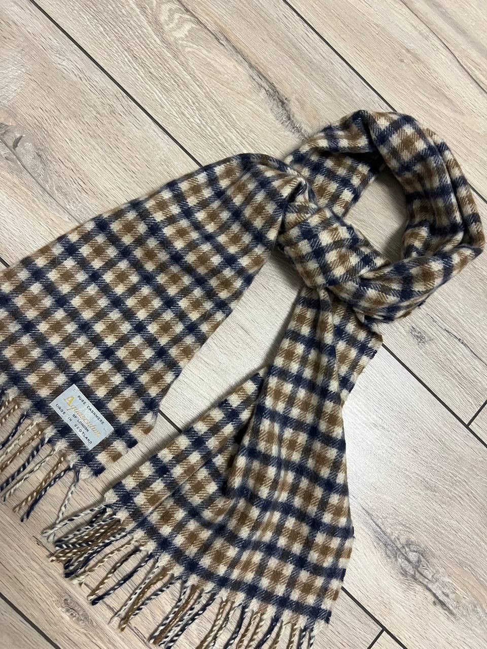 Aquascutum Aquascutum cashmere scarf Check Plaid 143x29cm Size ONE SIZE - 4 Thumbnail