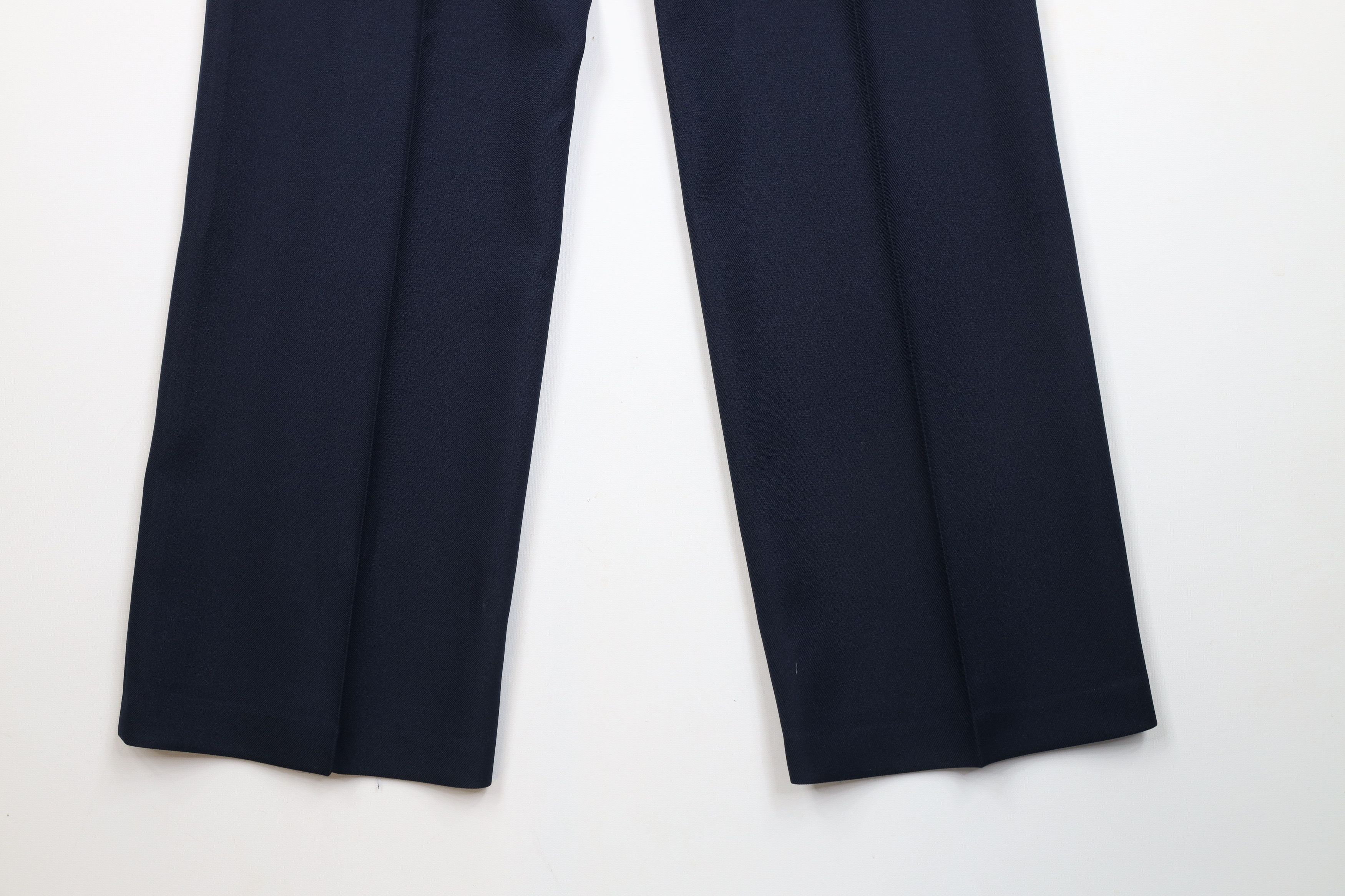Levi's × Vintage Vintage 70s Levis Bell Bottoms Chino Pants Navy Blue USA Size US 36 / EU 52 - 12 Thumbnail