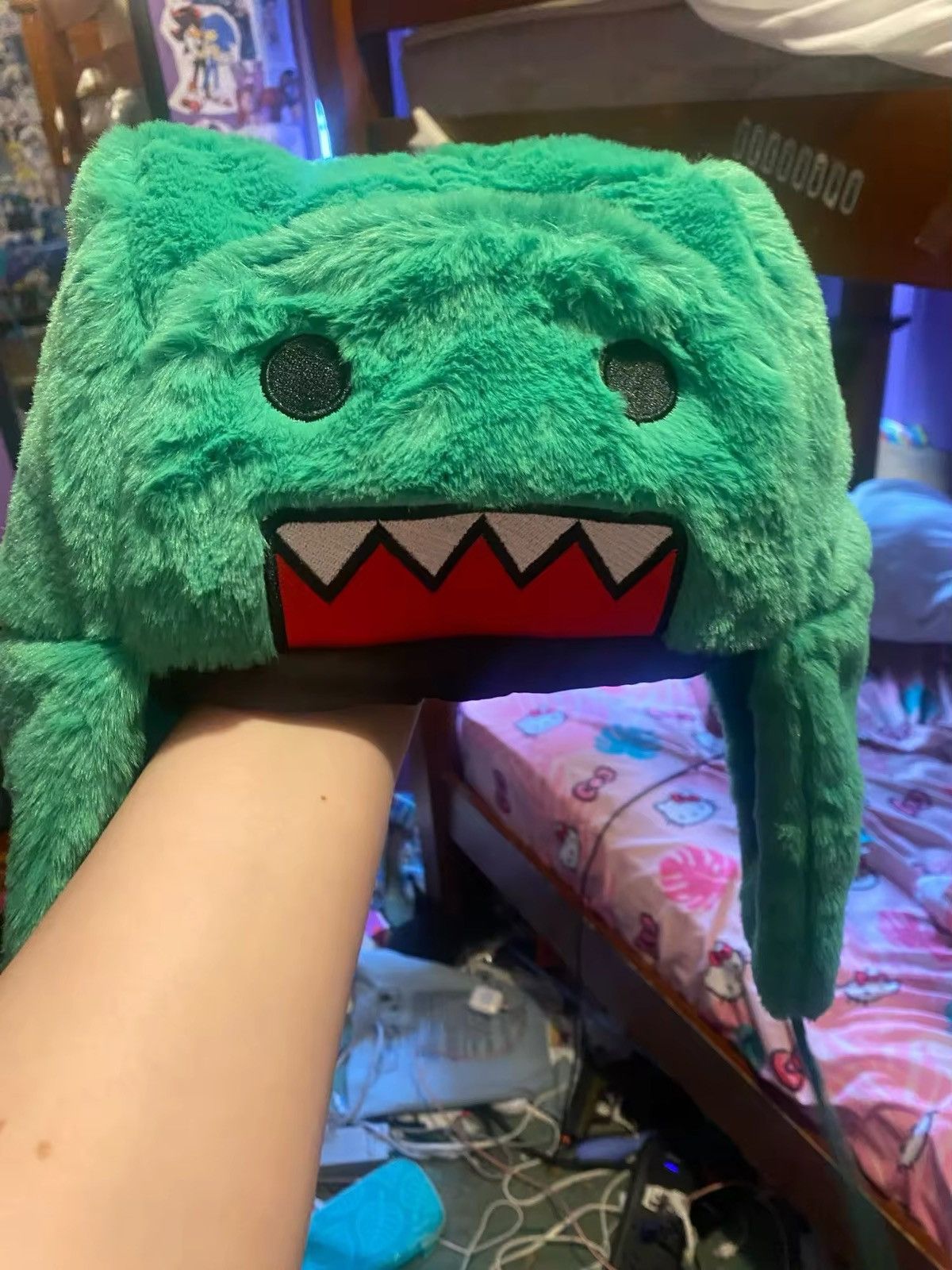 Handmade × Japanese Brand Rare Domo Kun Plush Hat Size ONE SIZE - 2 Thumbnail
